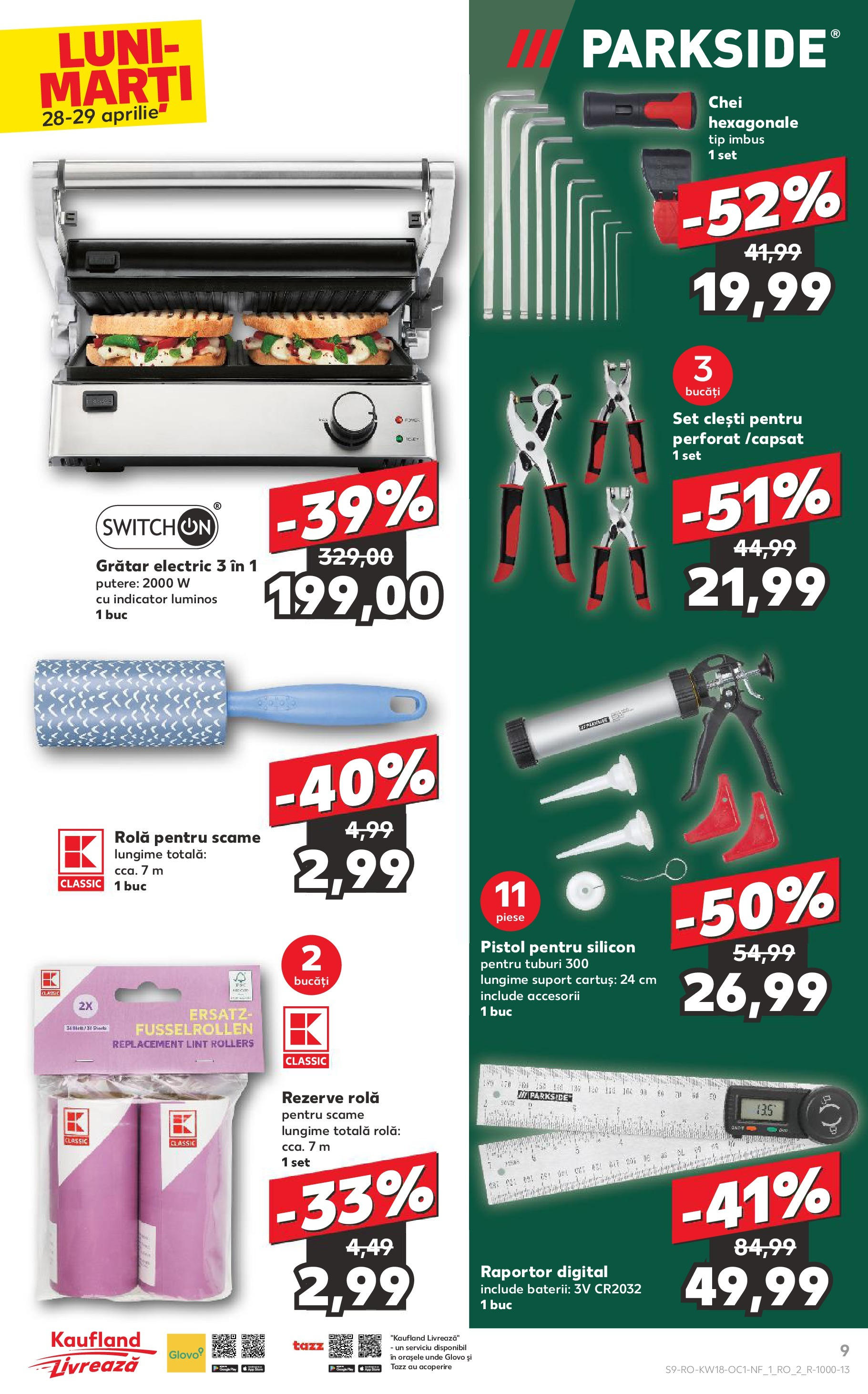 Catalog Kaufland 28 - 29 Aprilie 2025 | Pagina 9 | Produse: Grătar, Baterii