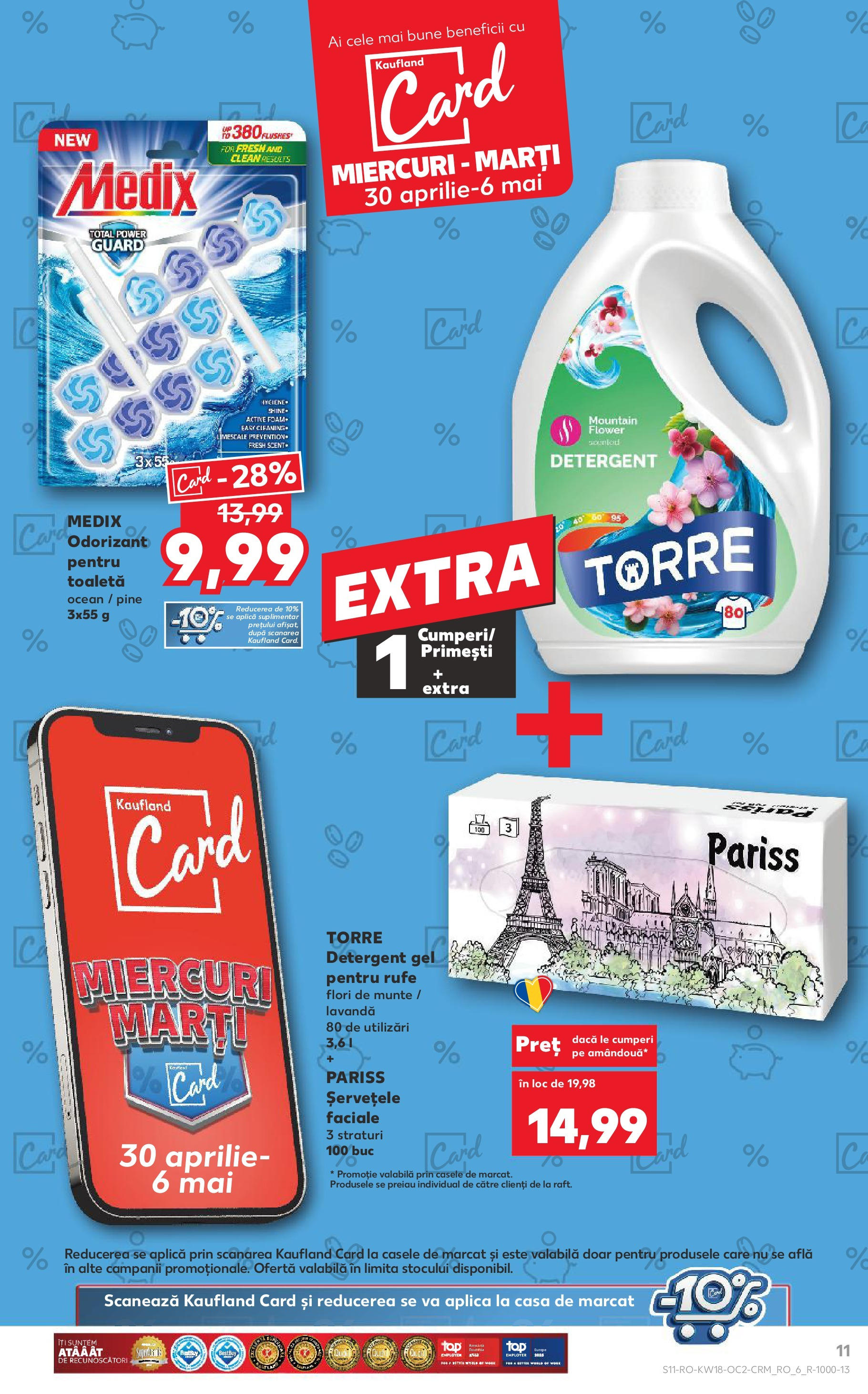 Catalog Kaufland 30 Aprilie - 6 Mai 2025 | Pagina 11 | Produse: Pomelo, Toaletă, Detergent
