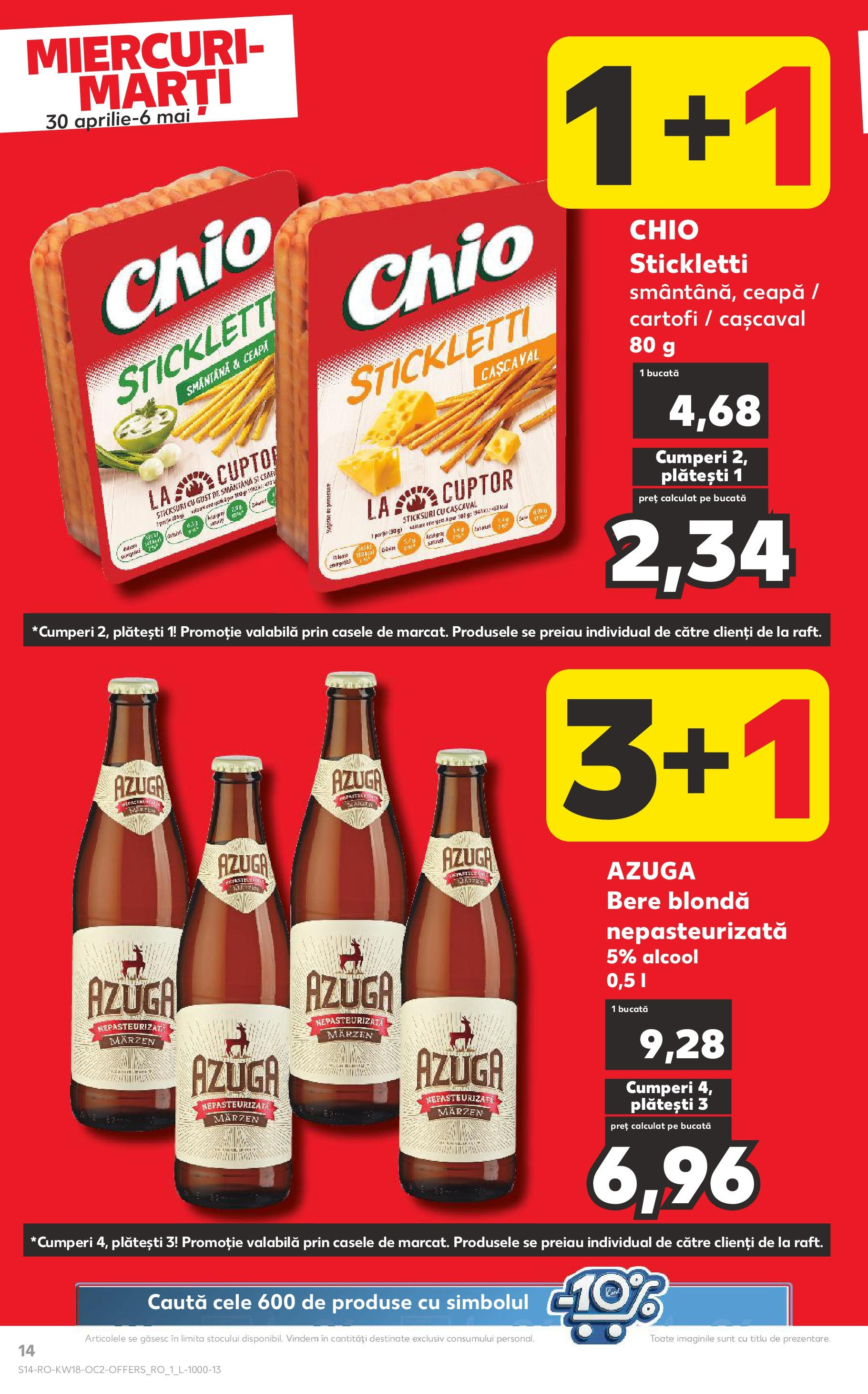 Catalog Kaufland 30 Aprilie - 6 Mai 2025 | Pagina 14 | Produse: Cuptor, Cașcaval, Sticksuri, Cartofi