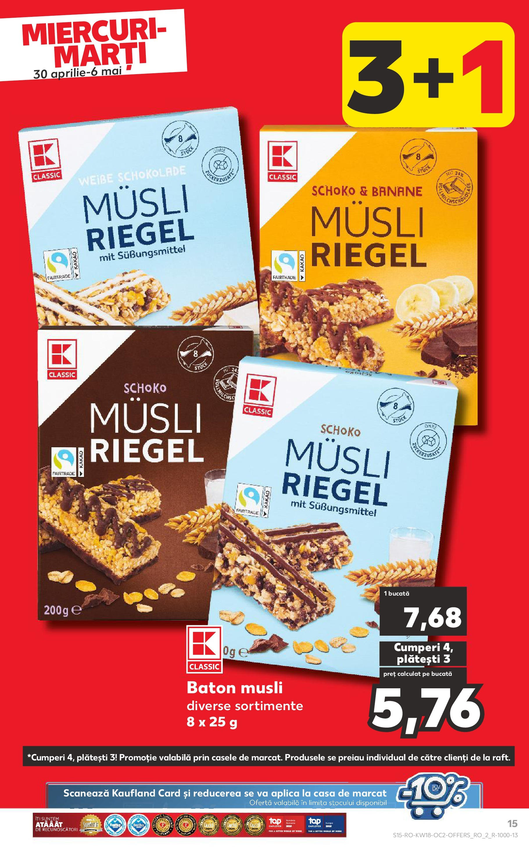 Catalog Kaufland 30 Aprilie - 6 Mai 2025 | Pagina 15 | Produse: Banane