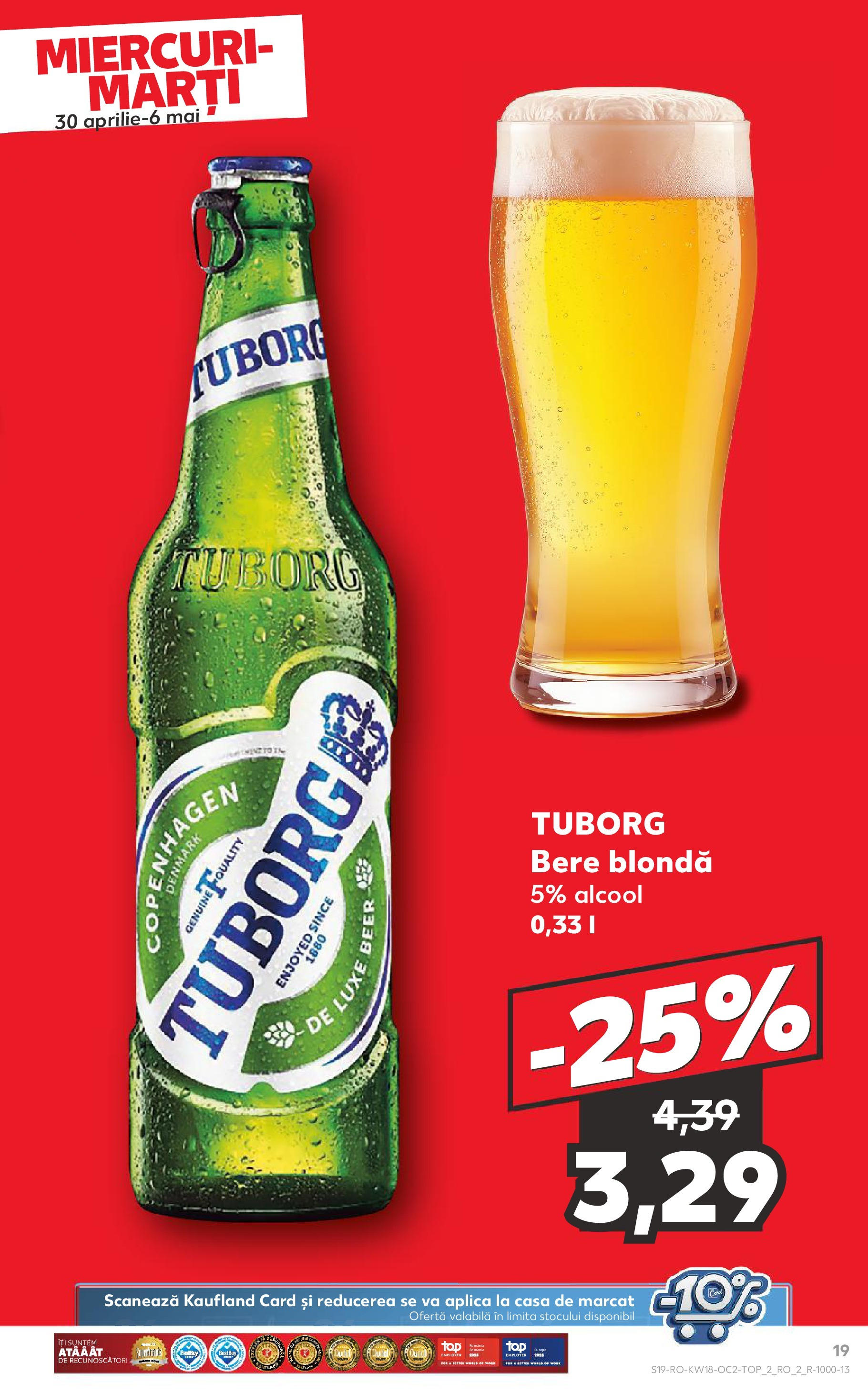 Catalog Kaufland 30 Aprilie - 6 Mai 2025 | Pagina 19 | Produse: Bere