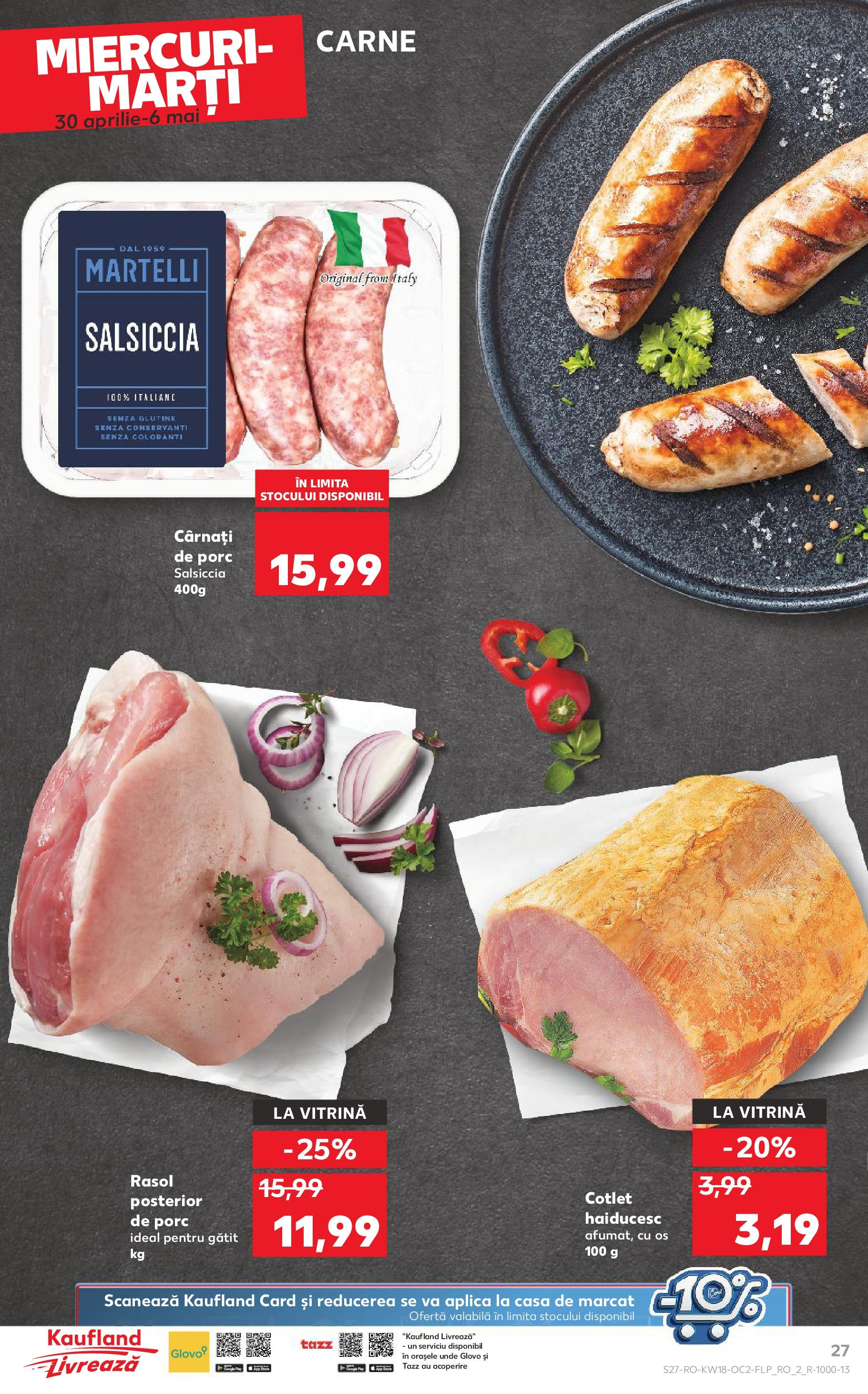 Catalog Kaufland 30 Aprilie - 6 Mai 2025 | Pagina 27 | Produse: Lait de coco, Vitrină, Rasol, Cârnați