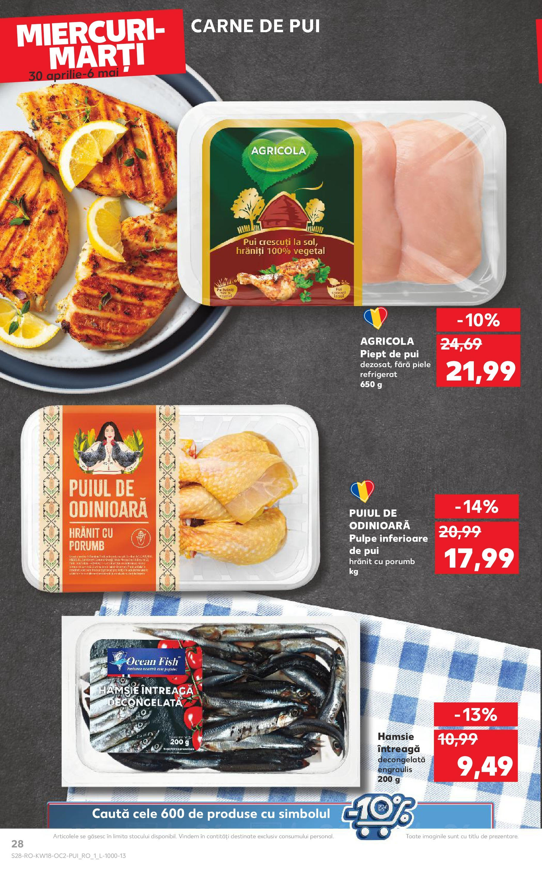 Catalog Kaufland 30 Aprilie - 6 Mai 2025 | Pagina 28 | Produse: Hacıyatmaz Kedi Oyuncağı, Carne De Pui, Porumb