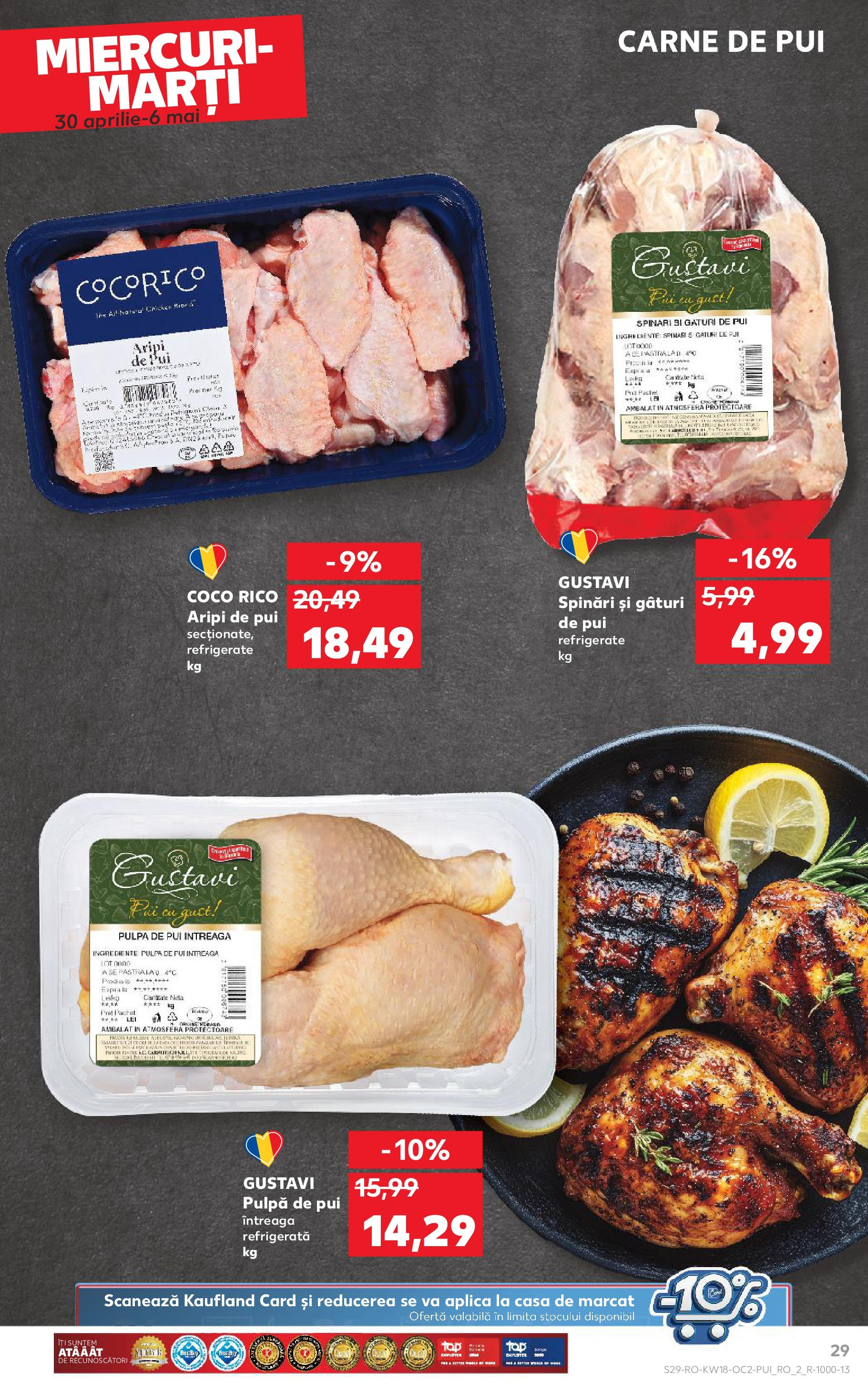 Catalog Kaufland 30 Aprilie - 6 Mai 2025 | Pagina 29 | Produse: Hacıyatmaz Kedi Oyuncağı, Carne De Pui