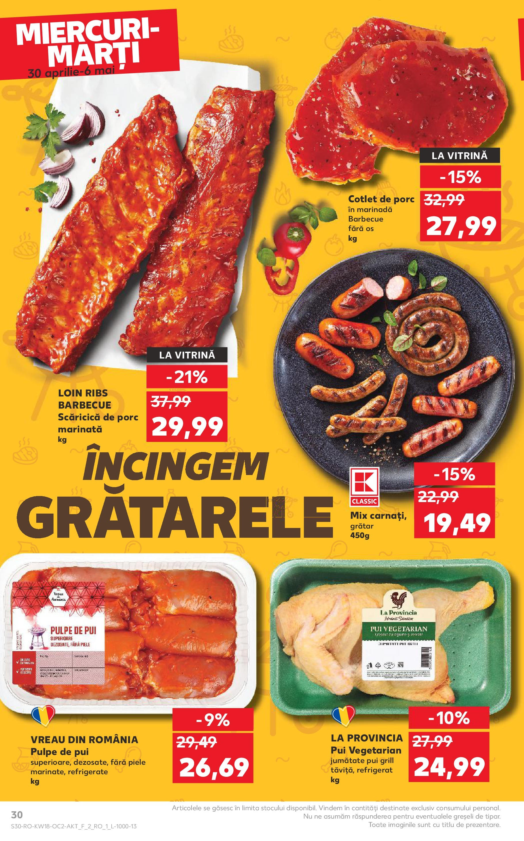 Catalog Kaufland 30 Aprilie - 6 Mai 2025 | Pagina 30 | Produse: Grill, Lait de coco, Grătar, Marinadă