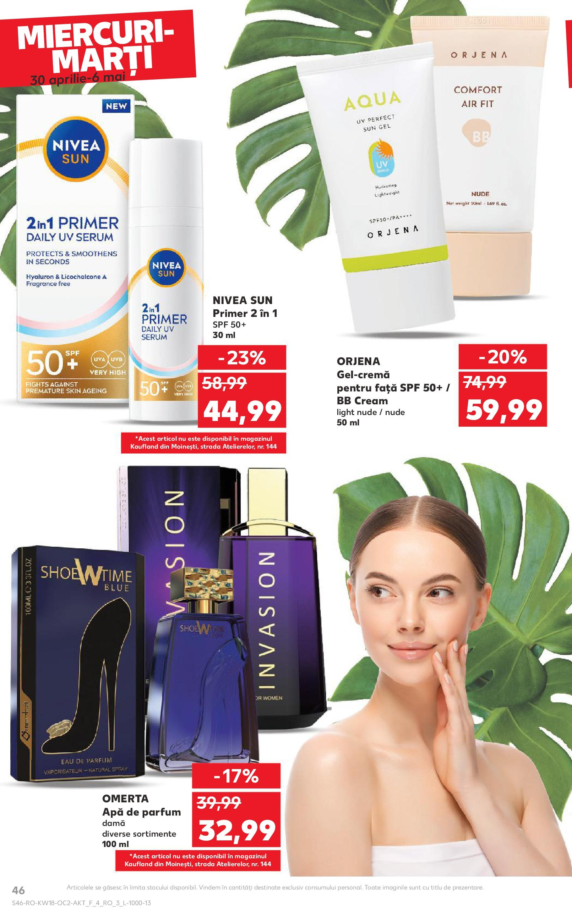 Catalog Kaufland 30 Aprilie - 6 Mai 2025 | Pagina 46 | Produse: Apă de parfum, Serum, Bb cream, Apă