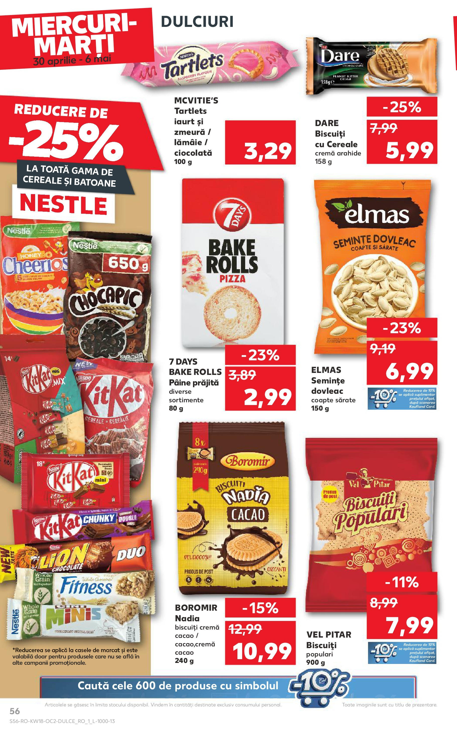 Catalog Kaufland 30 Aprilie - 6 Mai 2025 | Pagina 56 | Produse: Semințe, Cremă, Biscuiți, Lămâie