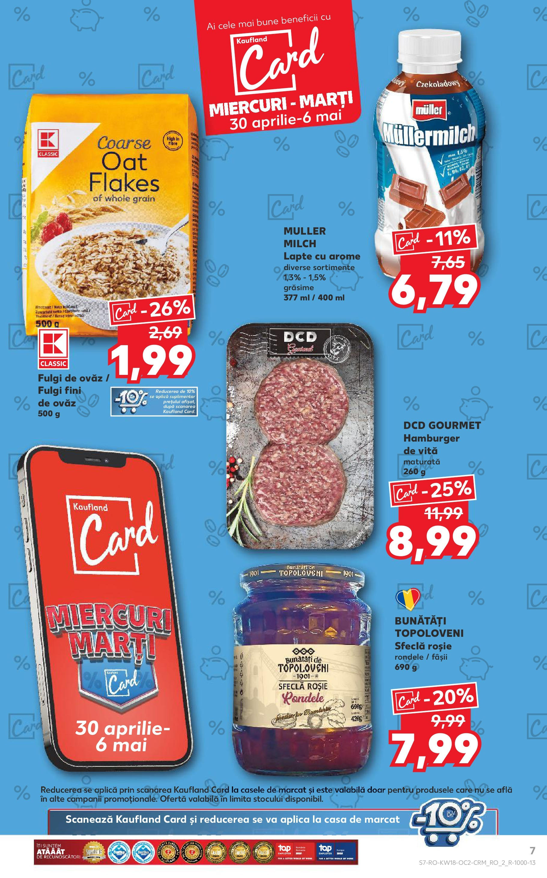 Catalog Kaufland 30 Aprilie - 6 Mai 2025 | Pagina 7 | Produse: Lapte, Fulgi, Sfeclă