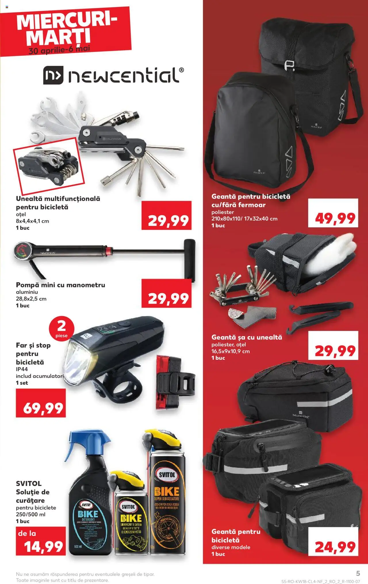 Catalog Kaufland 30 Aprilie - 6 Mai 2025 | Pagina 5 | Produse: Geantă, Manometru, Dana kuşbaşı, Detergent