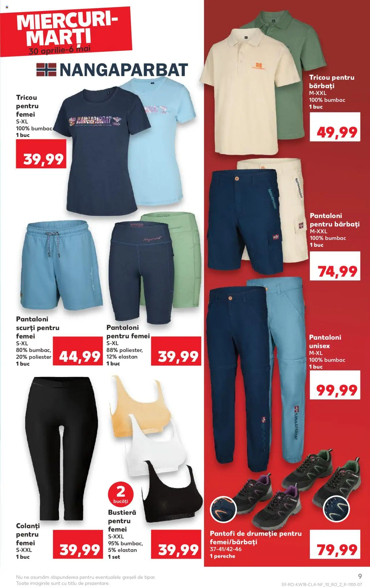 Catalog Kaufland 30 Aprilie - 6 Mai 2025 | Pagina 9 | Produse: Bustieră, Kestane, Tricou, Colanți