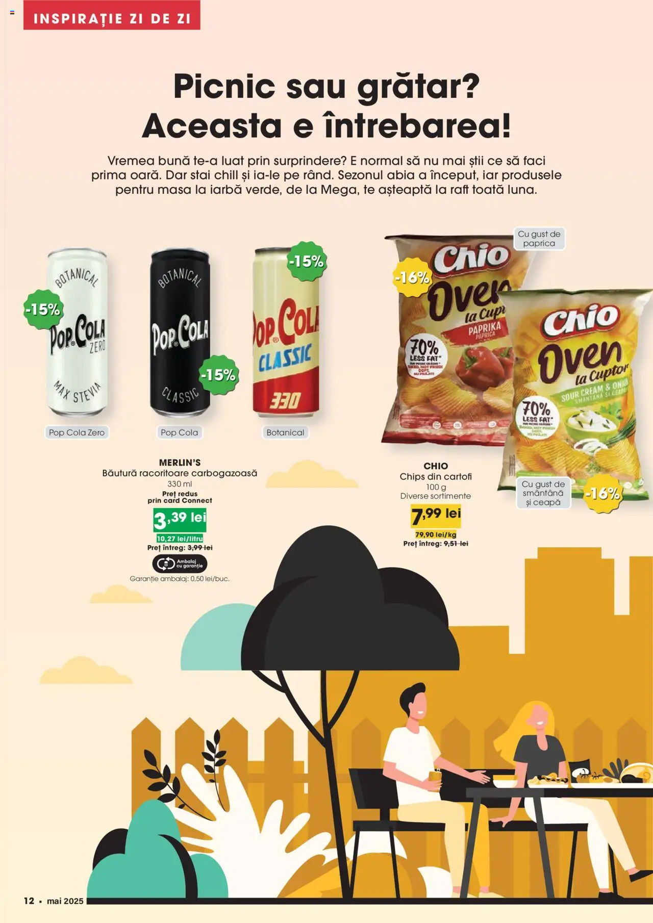 Catalog Mega Image 1 - 27 Mai 2025 | Pagina 12 | Produse: Raft, Amerikan servis, Smântână, Ceapă