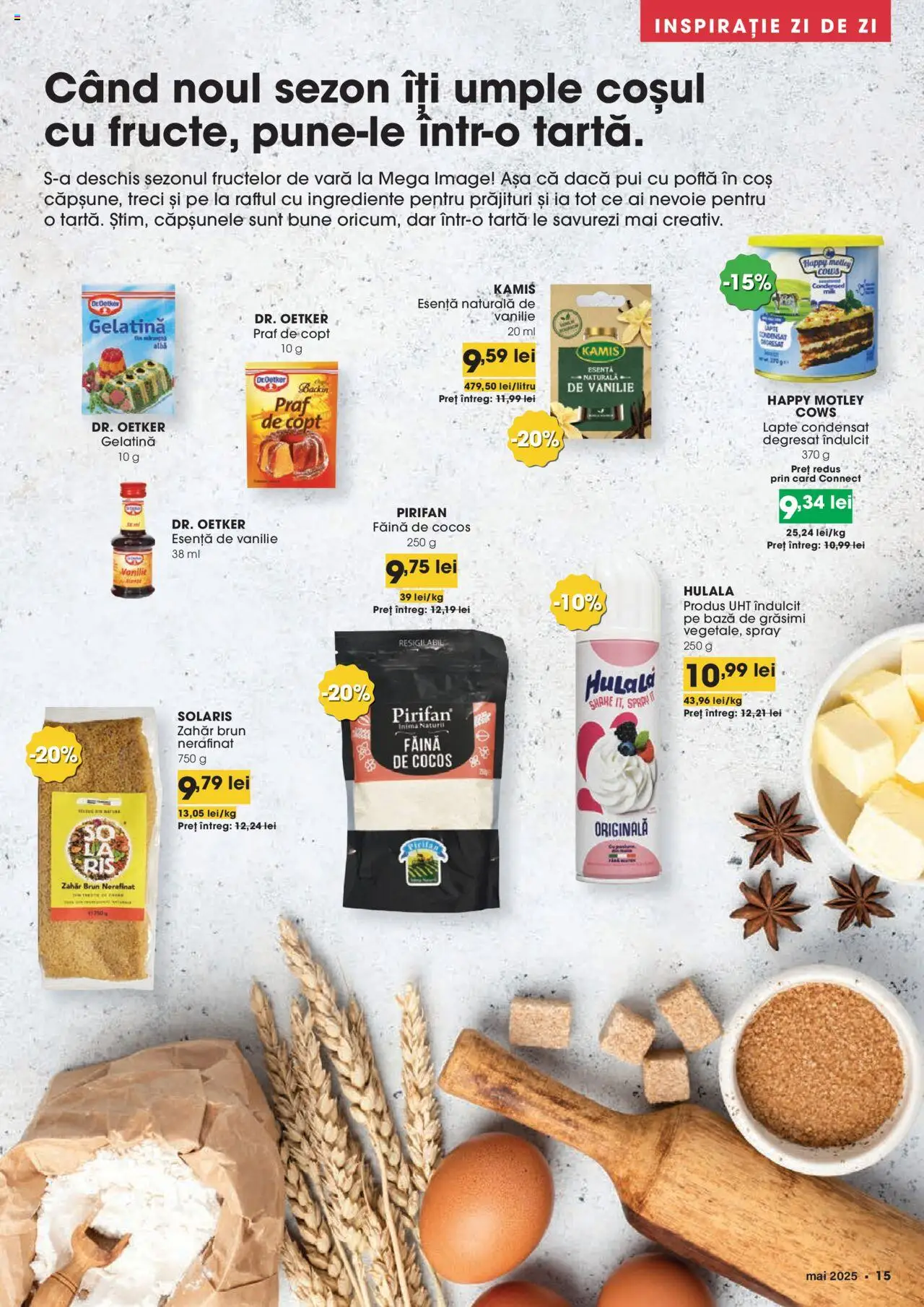 Catalog Mega Image 1 - 27 Mai 2025 | Pagina 15 | Produse: Coș, Hacıyatmaz Kedi Oyuncağı, Shake, Zahăr
