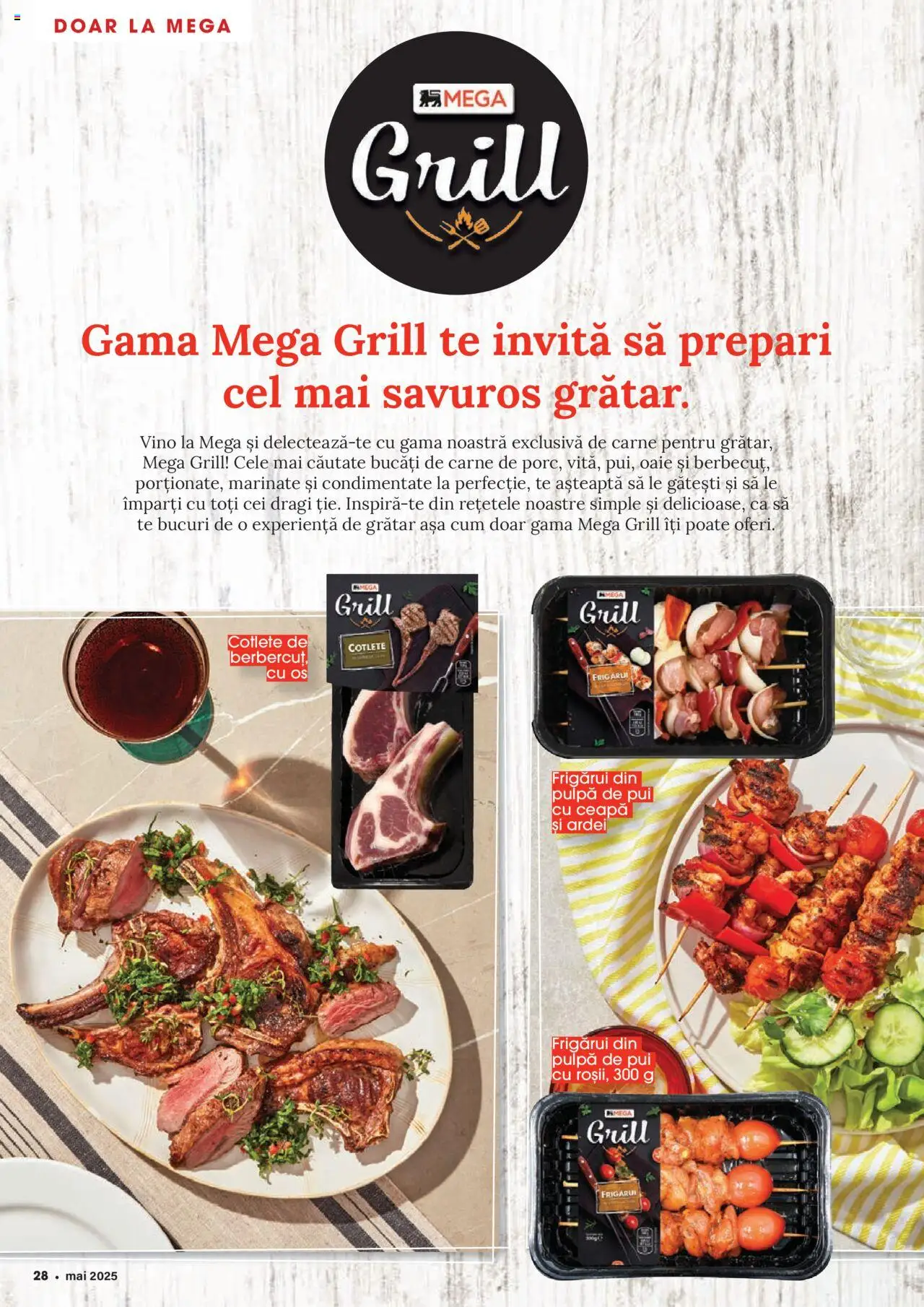 Catalog Mega Image 1 - 27 Mai 2025 | Pagina 28 | Produse: Grill, Grătar, Hacıyatmaz Kedi Oyuncağı, Ceapă