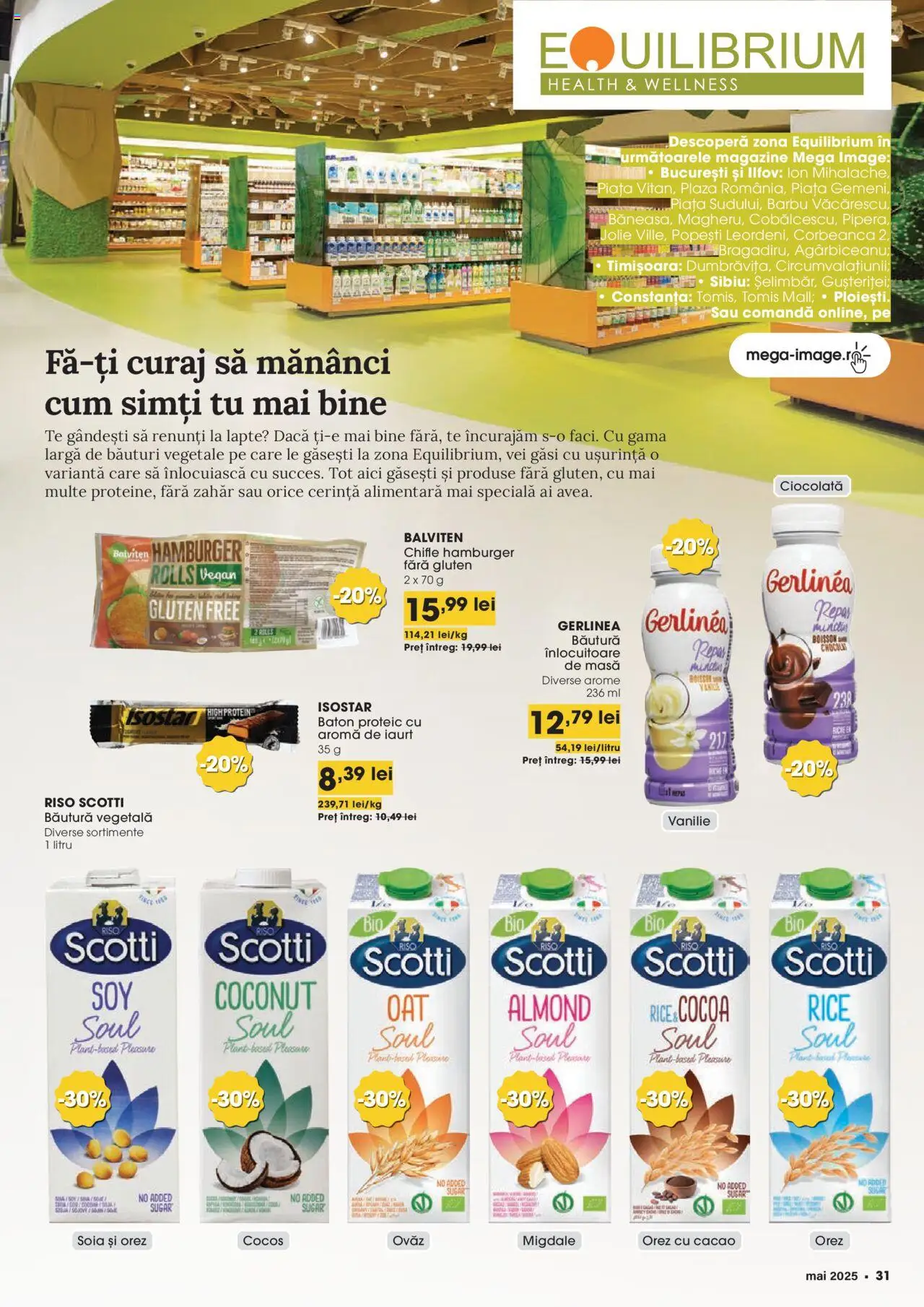Catalog Mega Image 1 - 27 Mai 2025 | Pagina 31 | Produse: Lapte, Ciocolată, Cacao, Zahăr