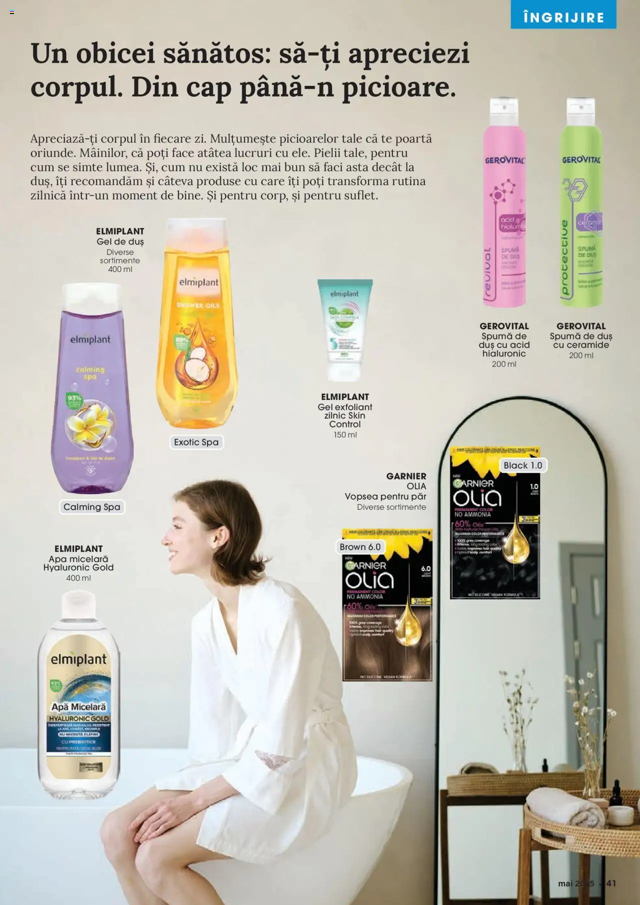 Catalog Mega Image 1 - 27 Mai 2025 | Pagina 41 | Produse: Exfoliant, Coș, Duș, Apă