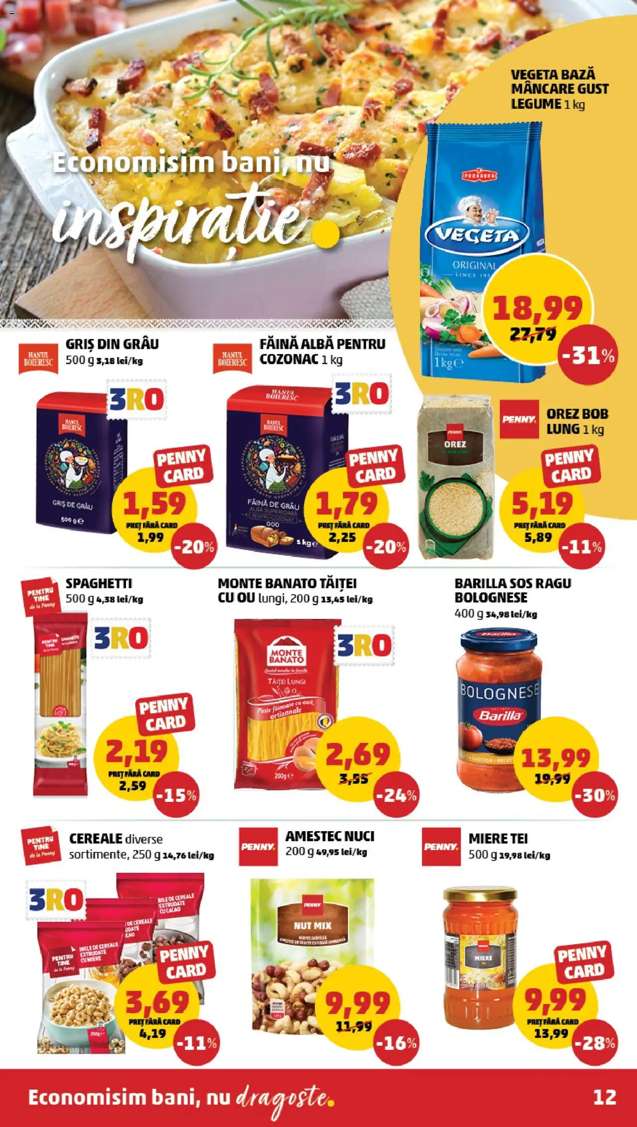 Catalog PENNY Market 30 Aprilie - 6 Mai 2025 | Pagina 12 | Produse: Cereale, Paste, Cacao, Sos