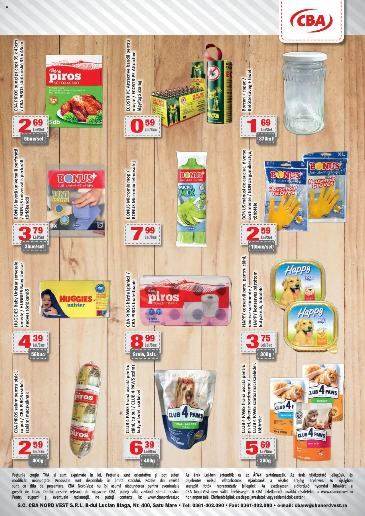 Catalog CBA 9 - 23 Mai 2025 | Pagina 12 | Produse: Mănuși, Hacıyatmaz Kedi Oyuncağı, Pate, Borcan