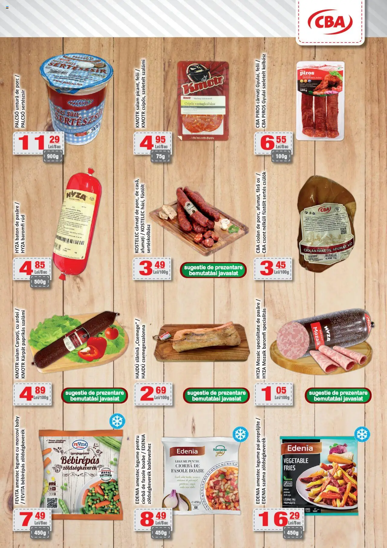 Catalog CBA 9 - 23 Mai 2025 | Pagina 3 | Produse: Salam, Morcovi, Legume, Cârnați