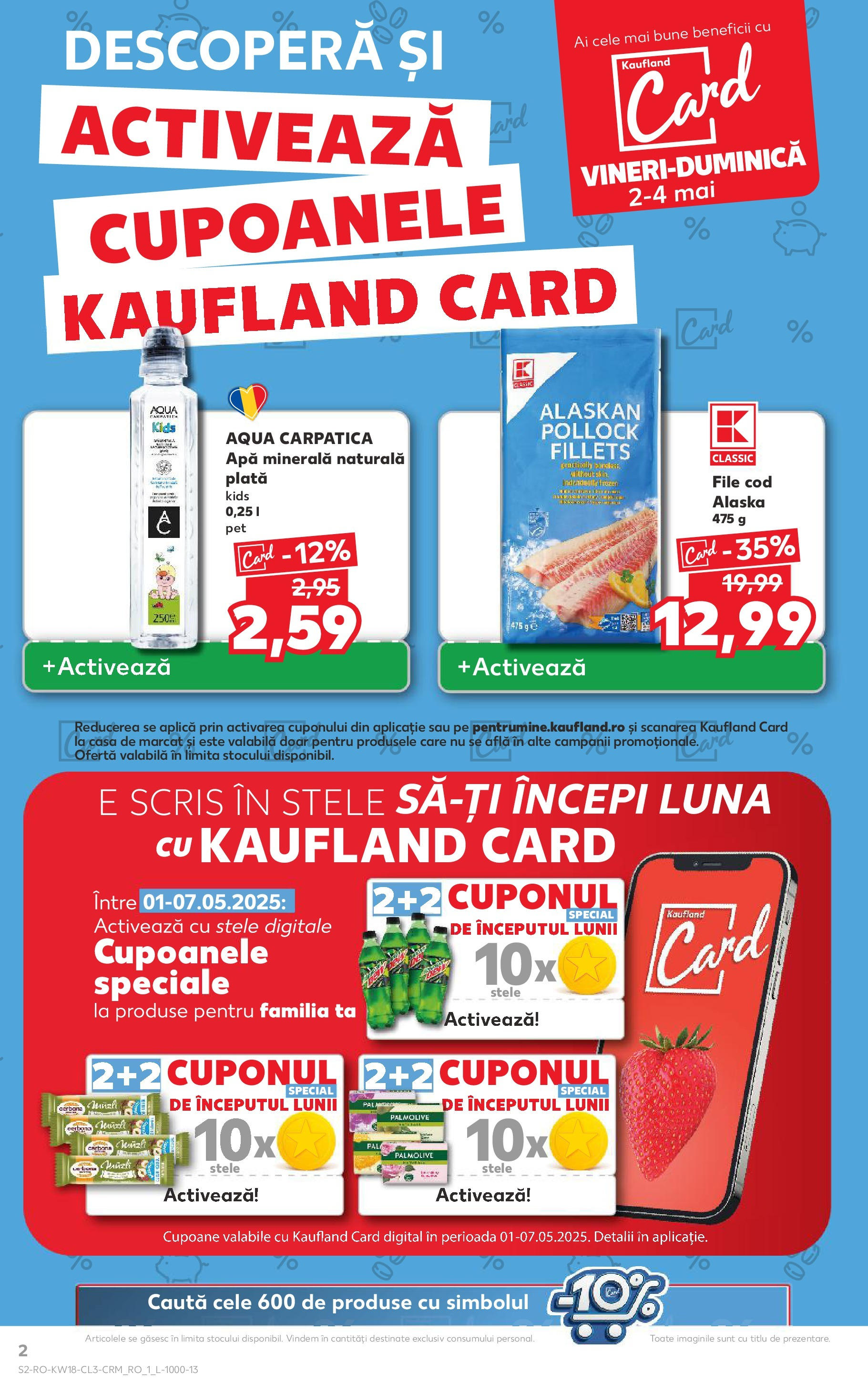 Catalog Kaufland 2 - 4 Mai 2025 | Pagina 2 | Produse: Yazı tahtası kalemi, Apă