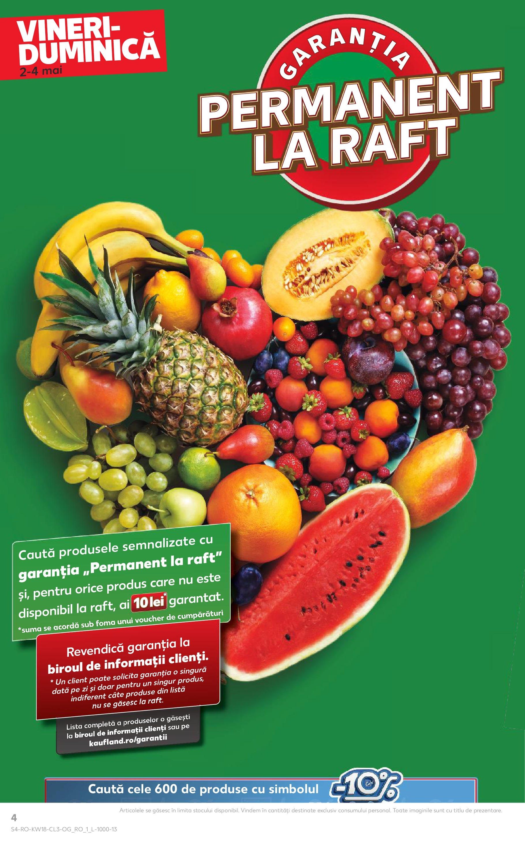 Catalog Kaufland 2 - 4 Mai 2025 | Pagina 4 | Produse: Raft