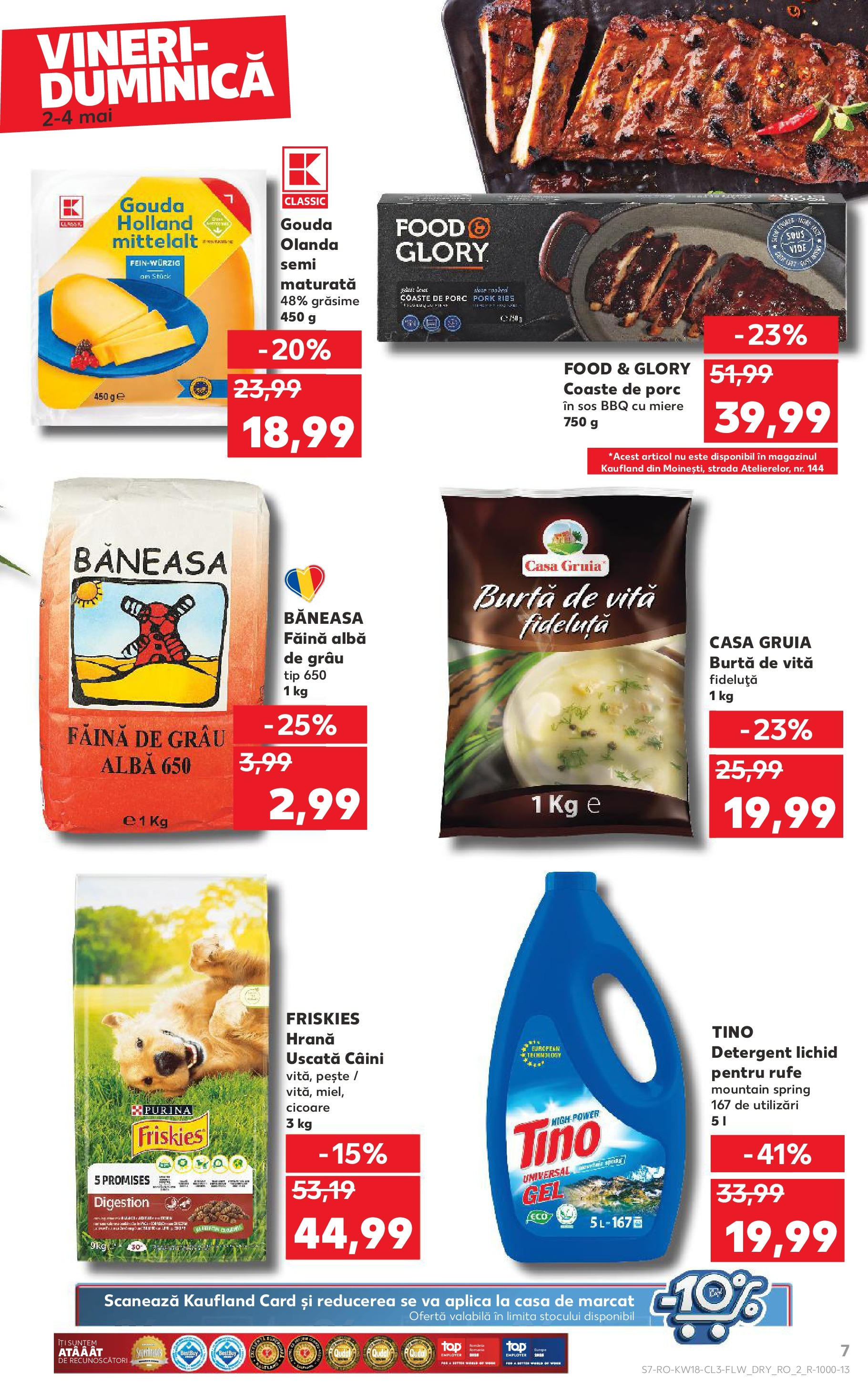 Catalog Kaufland 2 - 4 Mai 2025 | Pagina 7 | Produse: Făină, Pește, Detergent, Sos