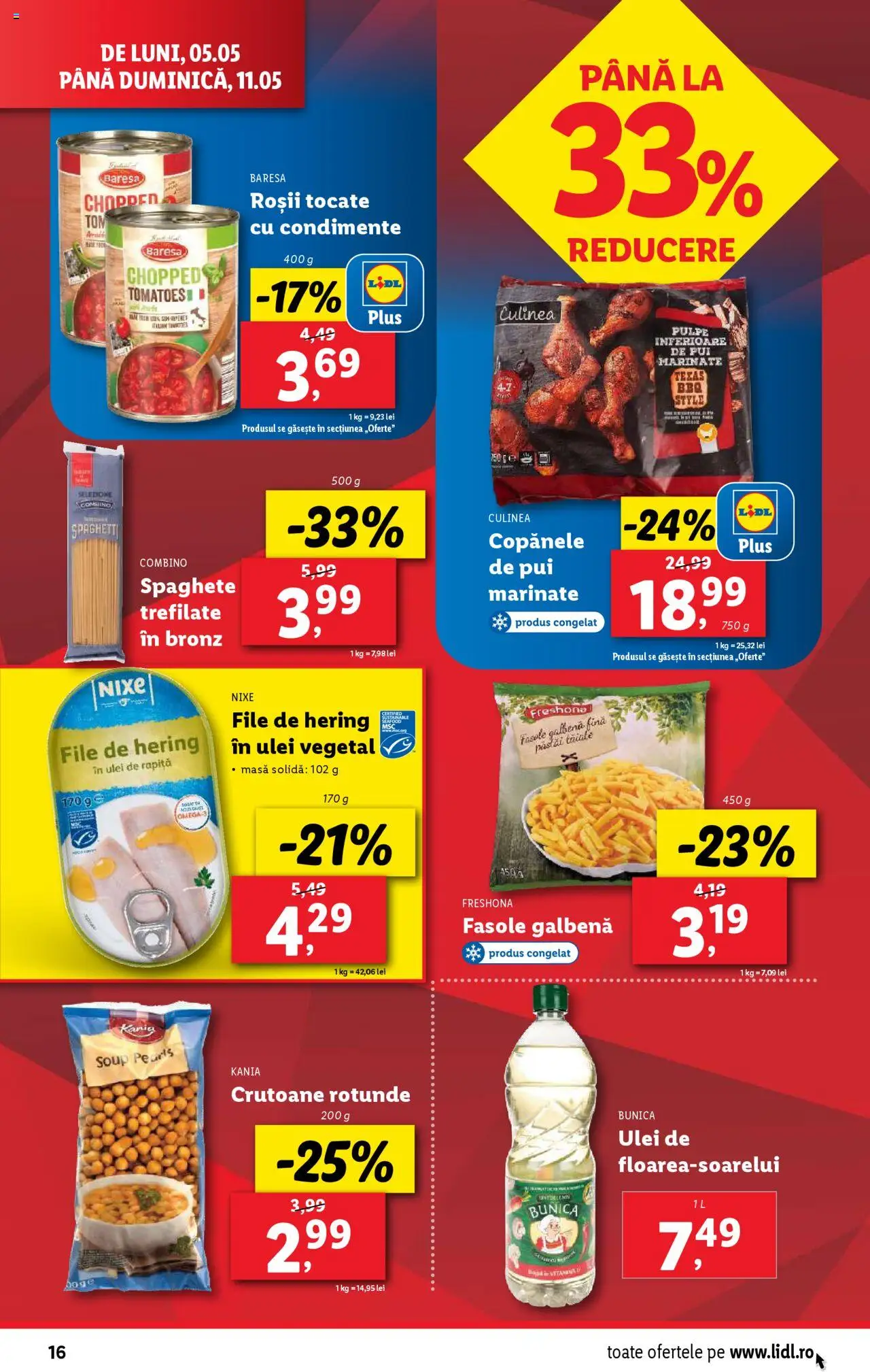 Catalog LIDL 5 - 11 Mai 2025 | Pagina 16 | Produse: Delgeç, Hacıyatmaz Kedi Oyuncağı, Ulei, Condimente
