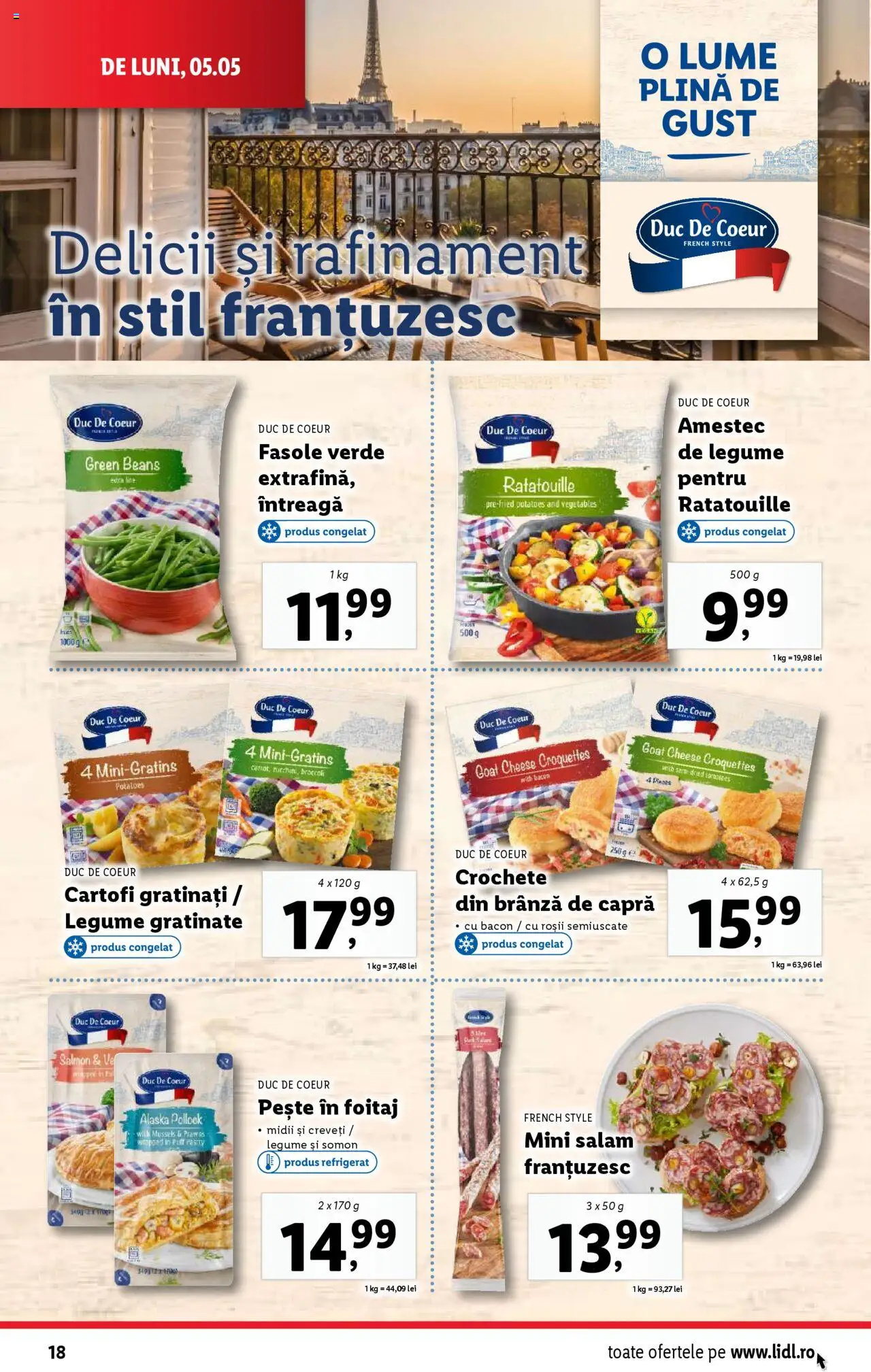 Catalog LIDL 5 - 11 Mai 2025 | Pagina 18 | Produse: Bacon, Brânză, Salam, Cartofi