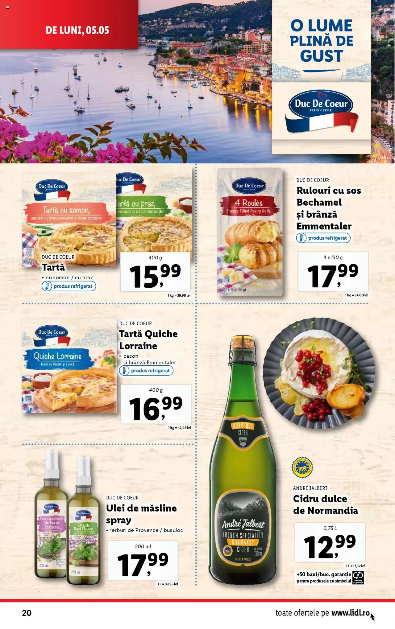 Catalog LIDL 5 - 11 Mai 2025 | Pagina 20 | Produse: Bacon, Brânză, Demirhindi, Sos