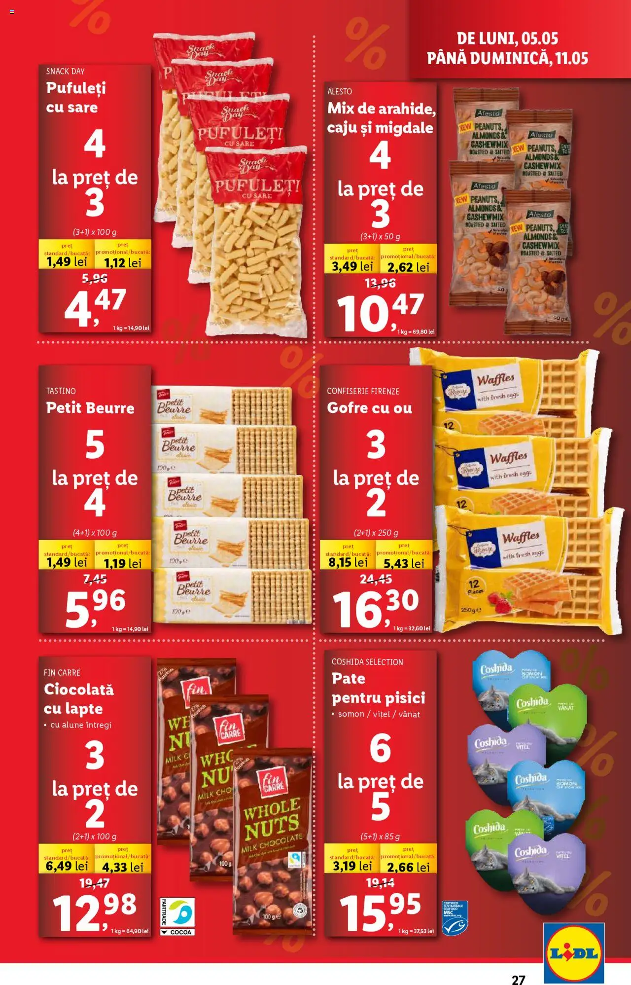 Catalog LIDL 5 - 11 Mai 2025 | Pagina 27 | Produse: Pate, Ciocolată, Gofre, Sare
