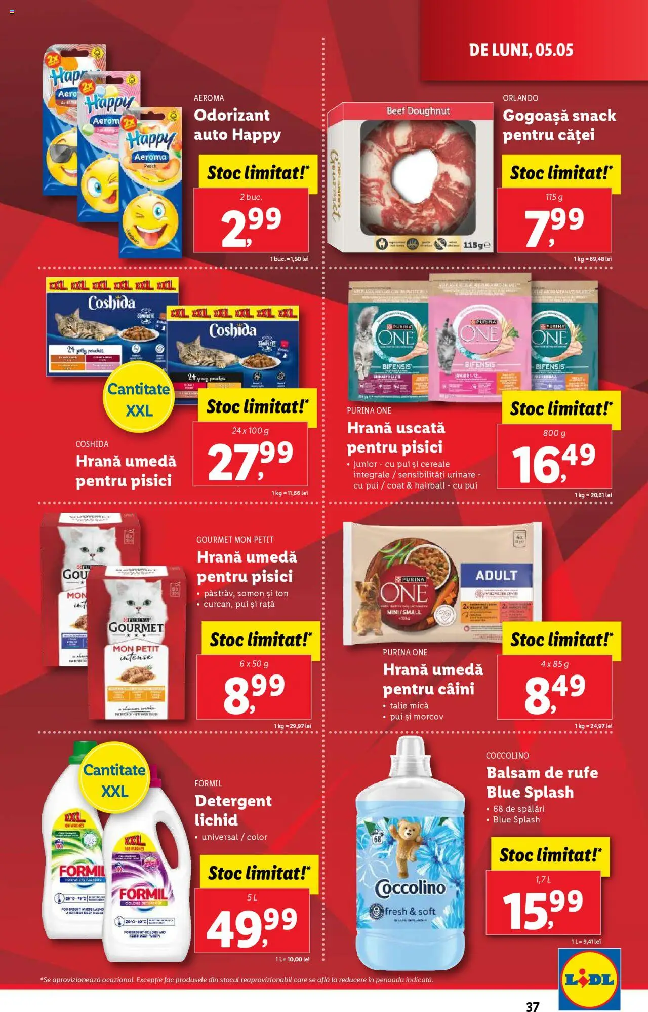 Catalog LIDL 5 - 11 Mai 2025 | Pagina 37 | Produse: Divan, Balsam, Detergent, Balsam de rufe