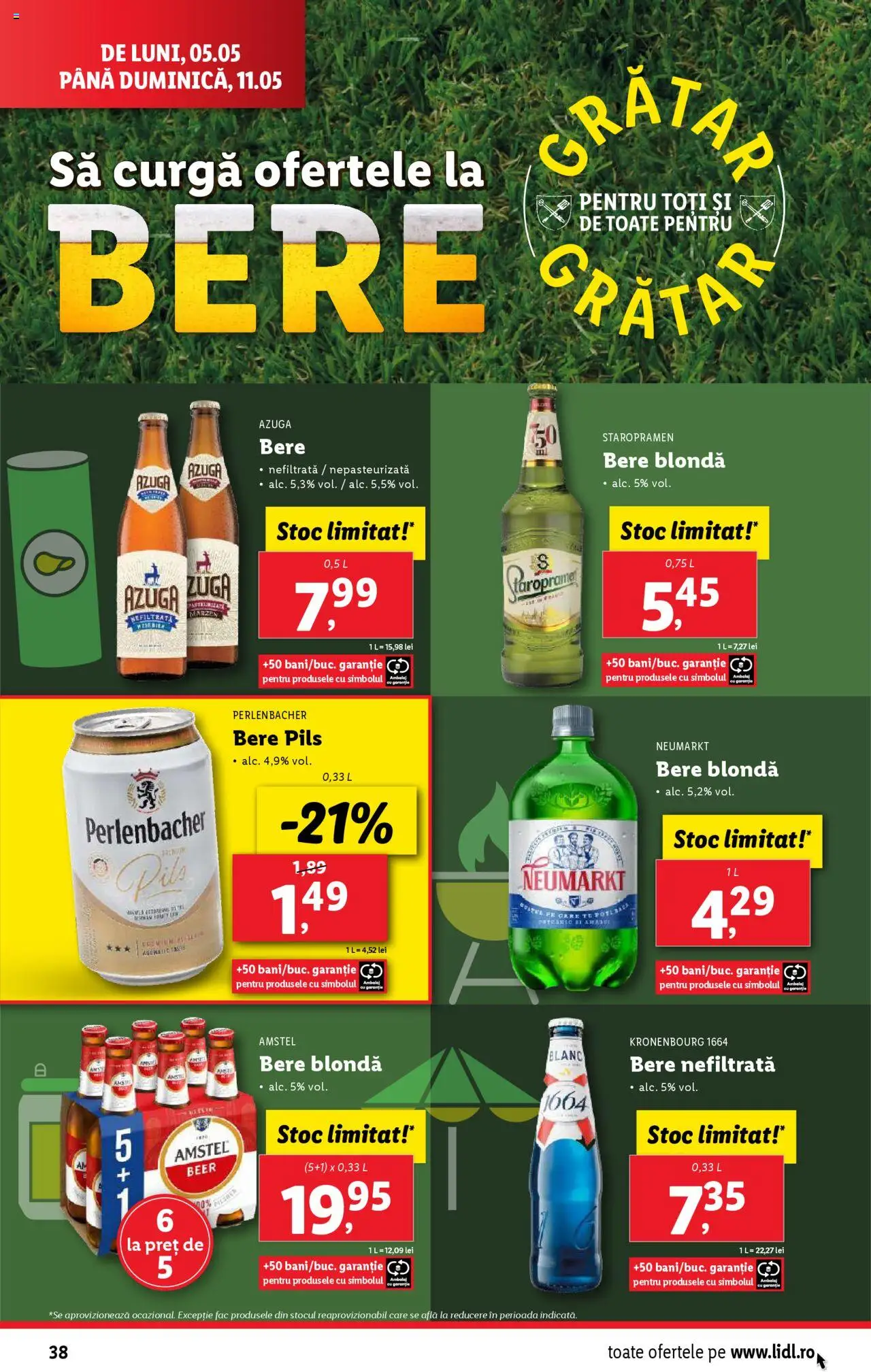 Catalog LIDL 5 - 11 Mai 2025 | Pagina 38 | Produse: Bere