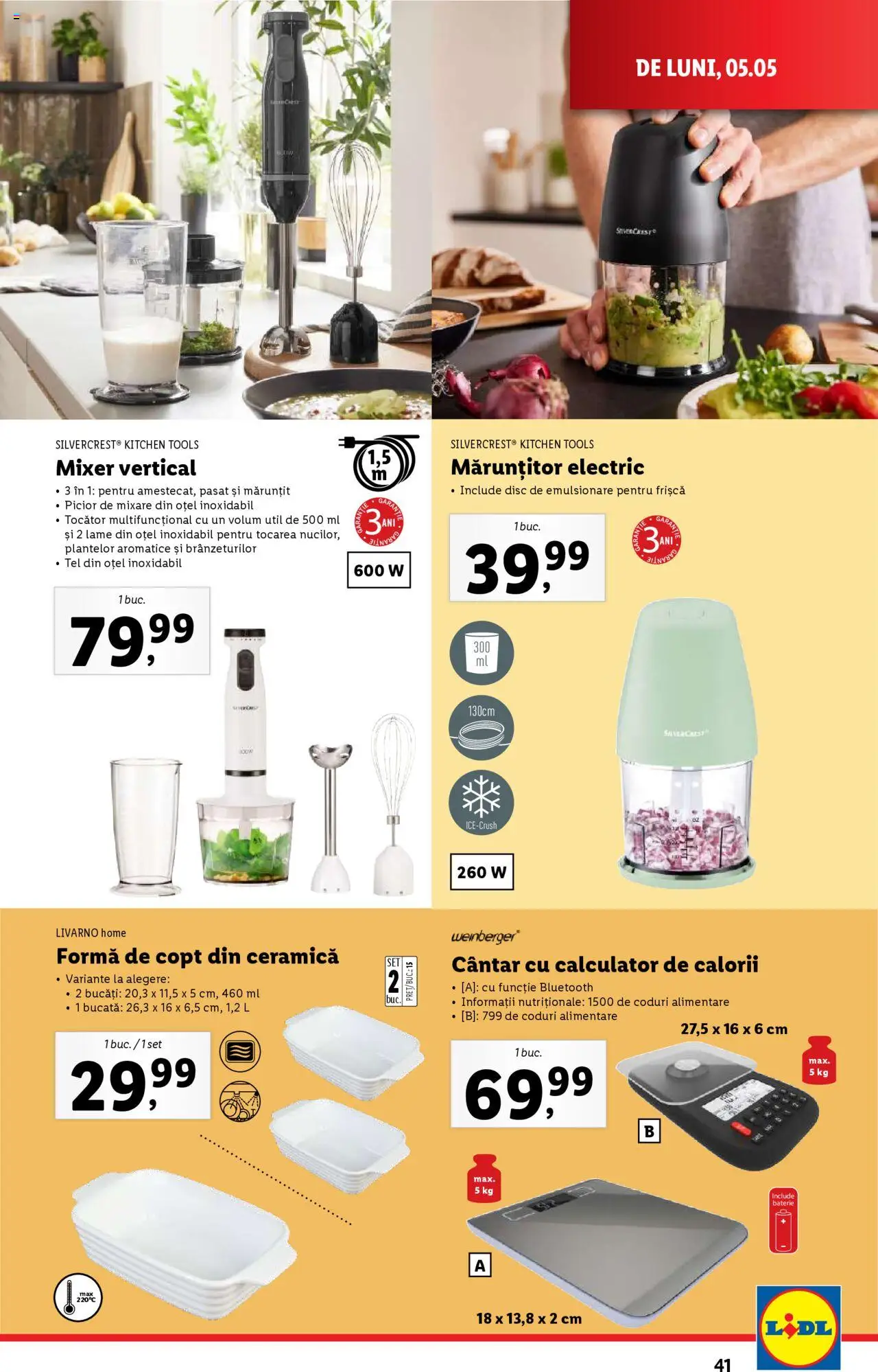 Catalog LIDL 5 - 11 Mai 2025 | Pagina 41 | Produse: Calculator, Mixer, Baterie, Frișcă