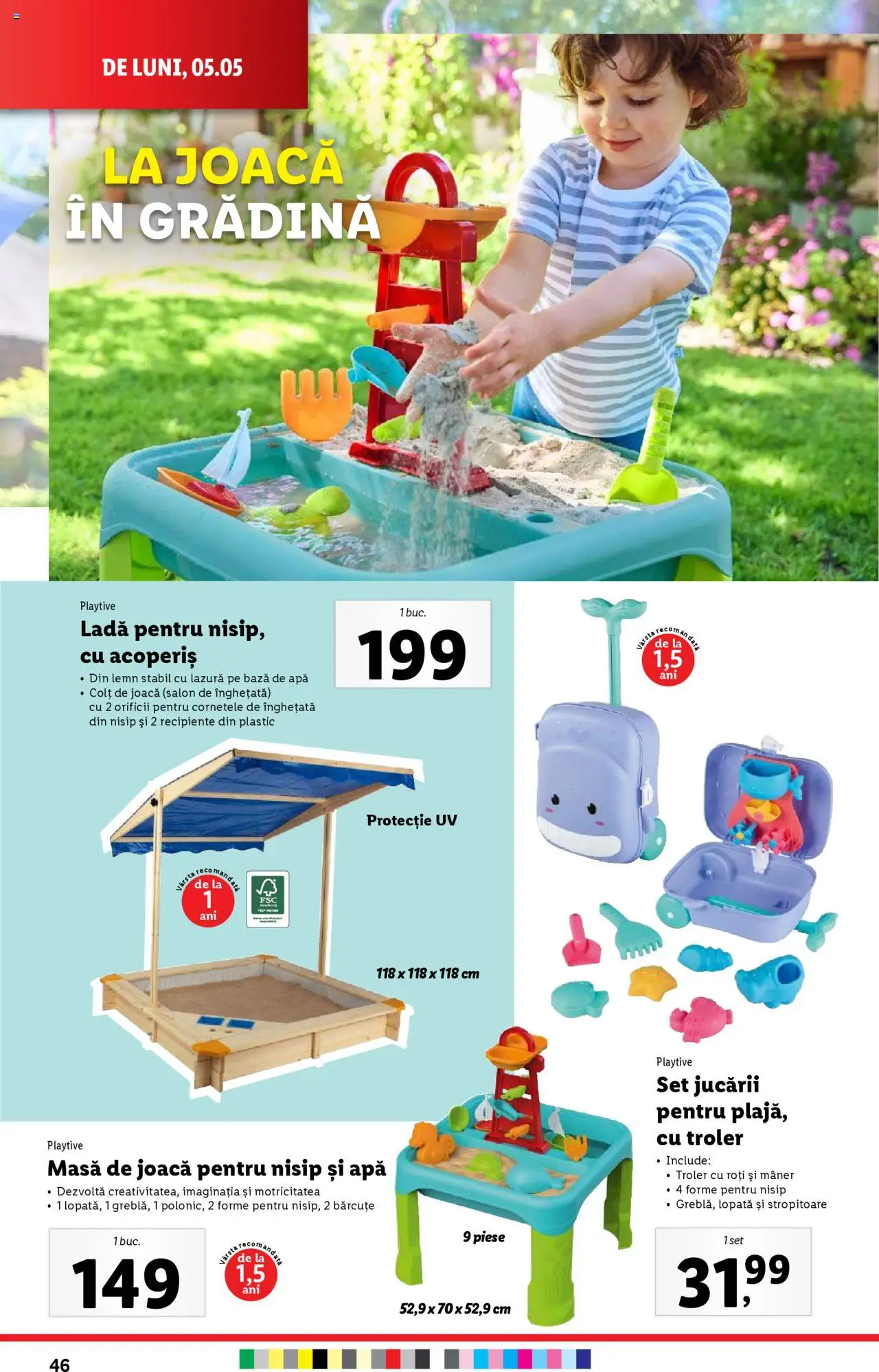 Catalog LIDL 5 - 11 Mai 2025 | Pagina 46 | Produse: Mâner, Lazură, Înghețată, Apă