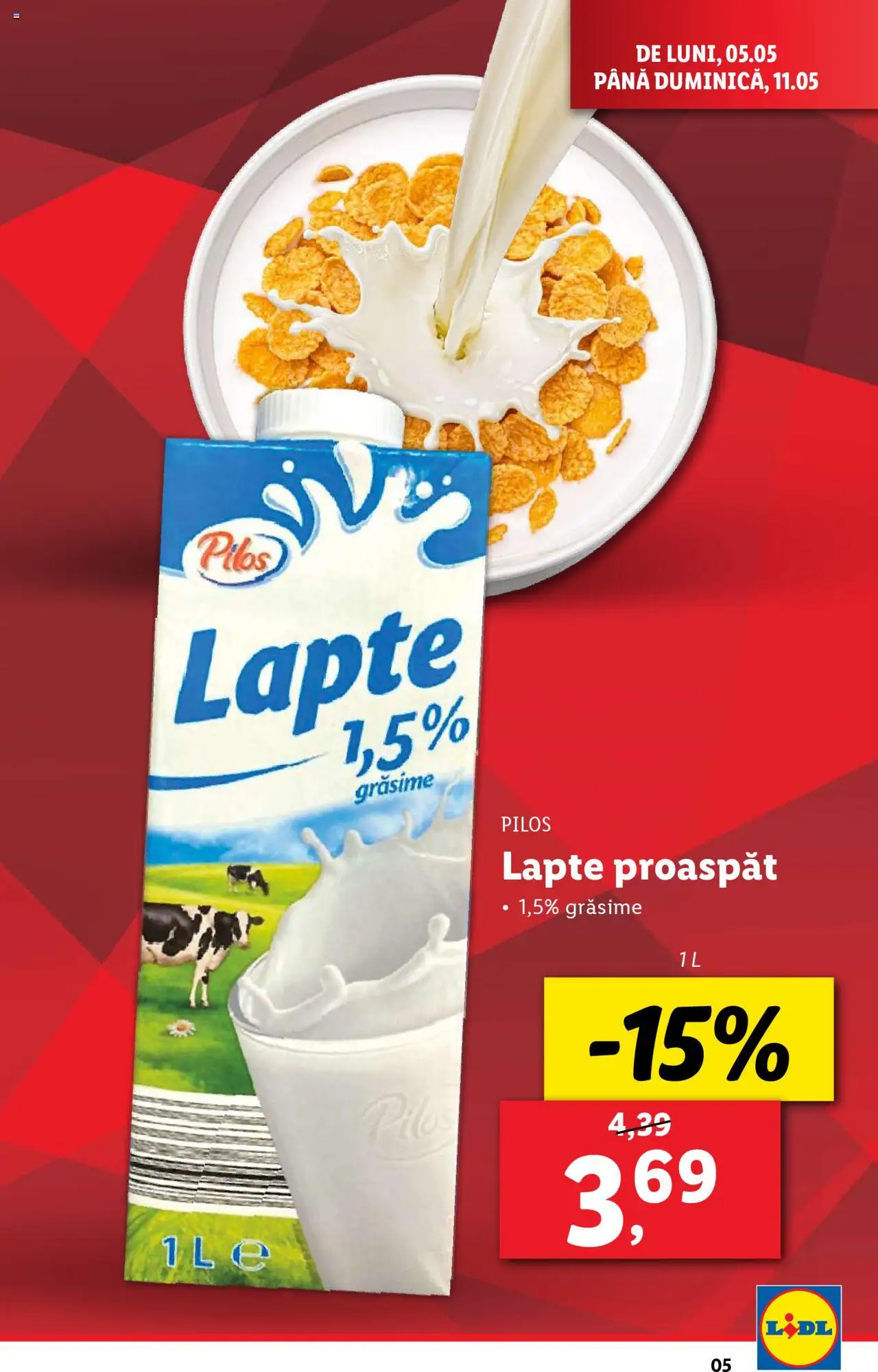 Catalog LIDL 5 - 11 Mai 2025 | Pagina 5 | Produse: Toplar, Lapte
