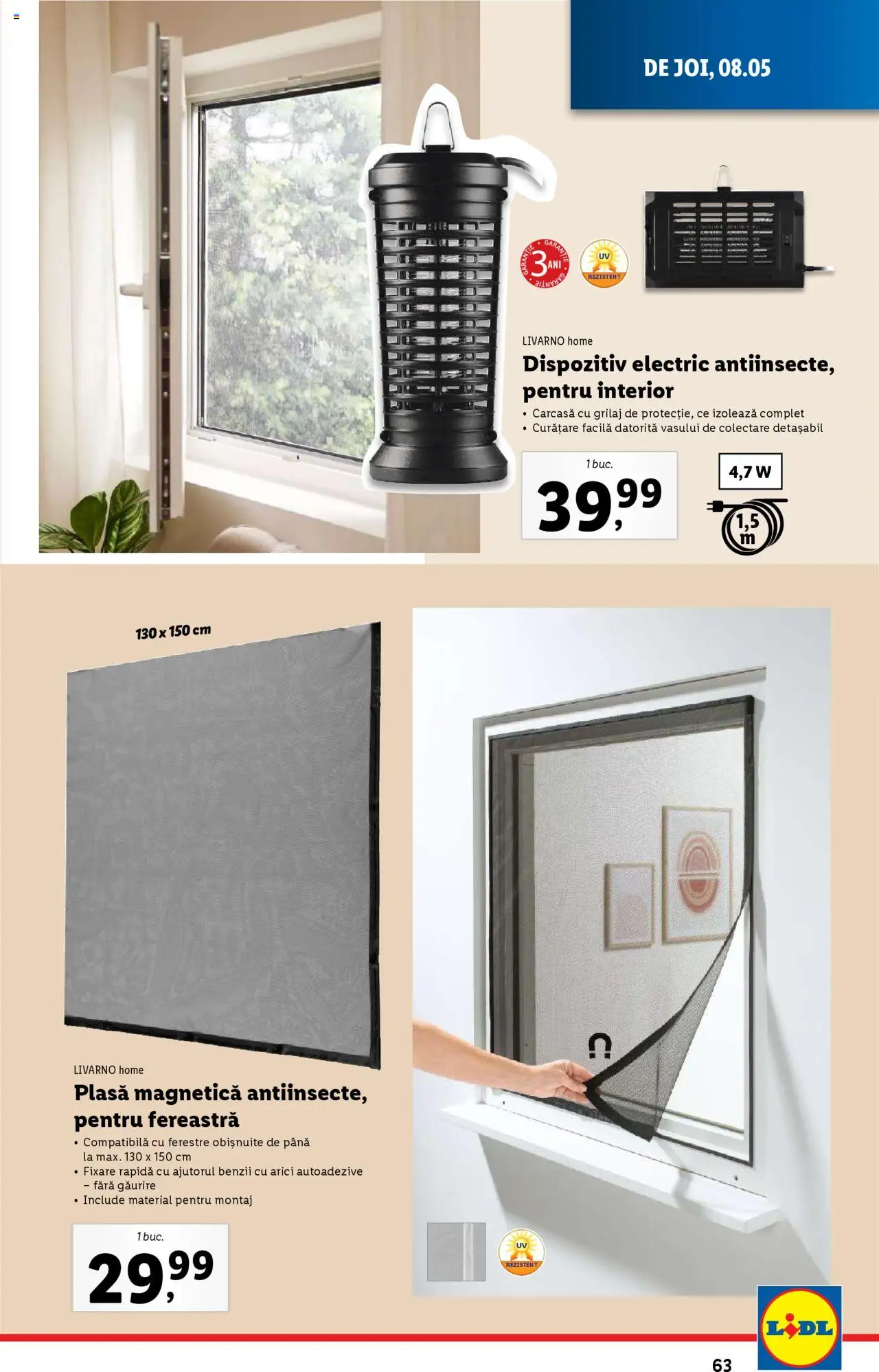 Catalog LIDL 5 - 11 Mai 2025 | Pagina 63 | Produse: Carcasă, Fereastră