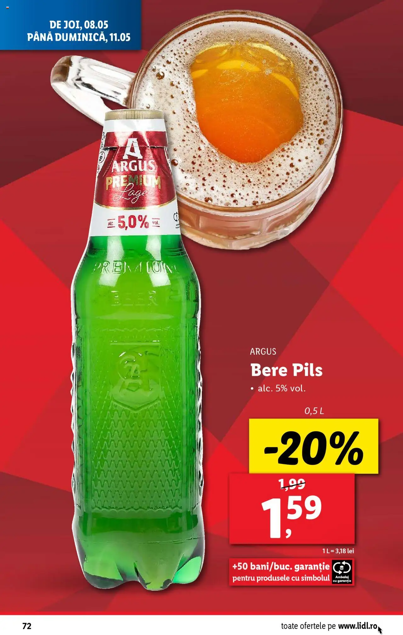 Catalog LIDL 5 - 11 Mai 2025 | Pagina 72 | Produse: Bere