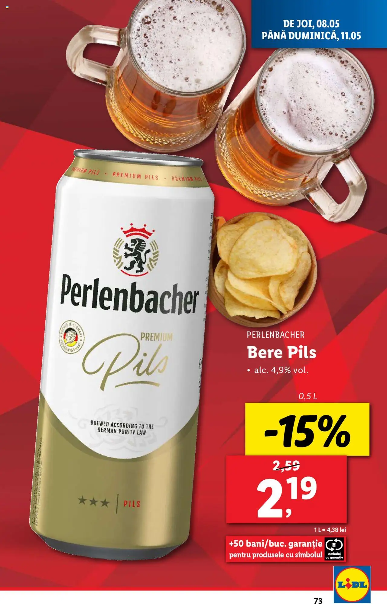 Catalog LIDL 5 - 11 Mai 2025 | Pagina 73 | Produse: Bere