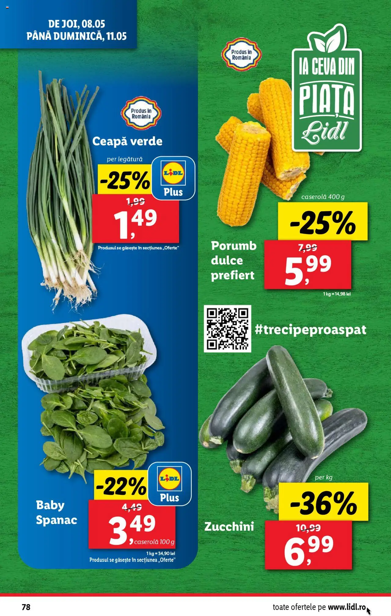 Catalog LIDL 5 - 11 Mai 2025 | Pagina 78 | Produse: Porumb, Ceapă