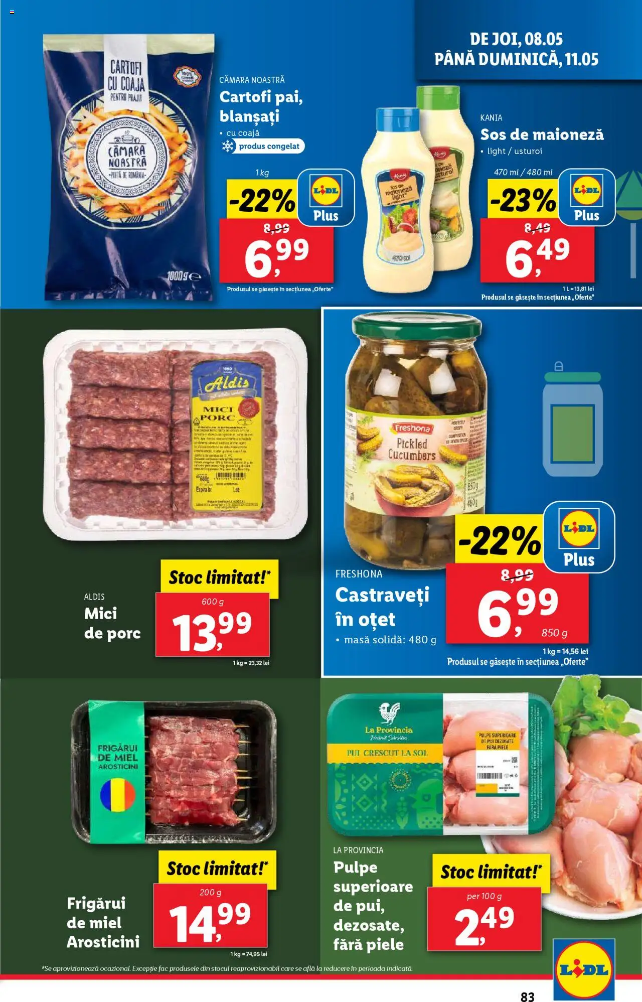 Catalog LIDL 5 - 11 Mai 2025 | Pagina 83 | Produse: Oțet, Castraveți, Maioneză, Usturoi