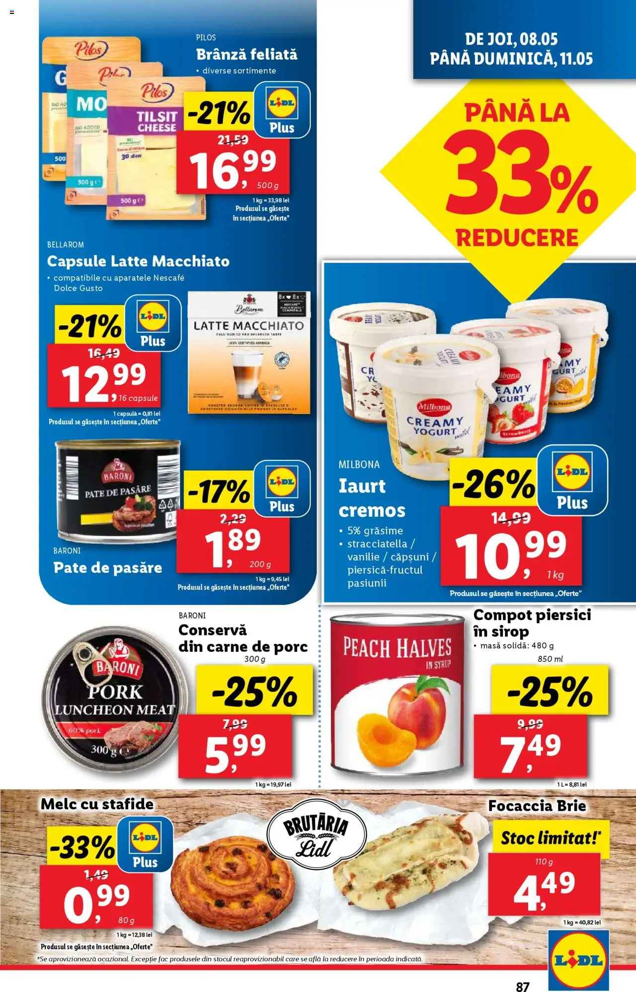 Catalog LIDL 5 - 11 Mai 2025 | Pagina 87 | Produse: Masă, Pate, Iaurt, Sirop