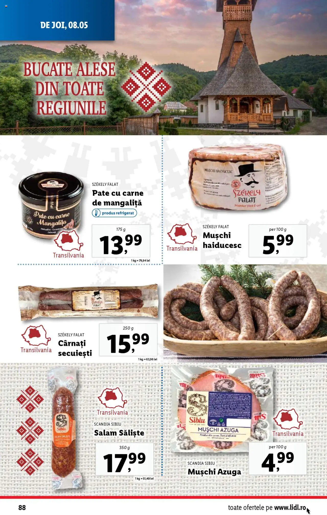 Catalog LIDL 5 - 11 Mai 2025 | Pagina 88 | Produse: Pate, Salam, Cârnați