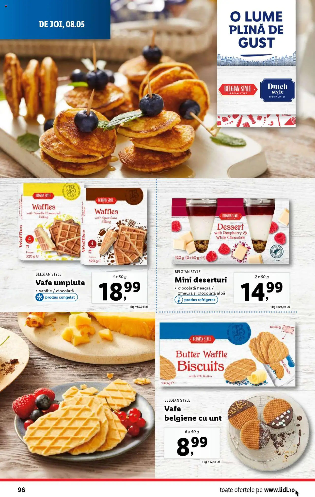 Catalog LIDL 5 - 11 Mai 2025 | Pagina 96 | Produse: Delgeç, Zmeură, Unt, Ciocolată