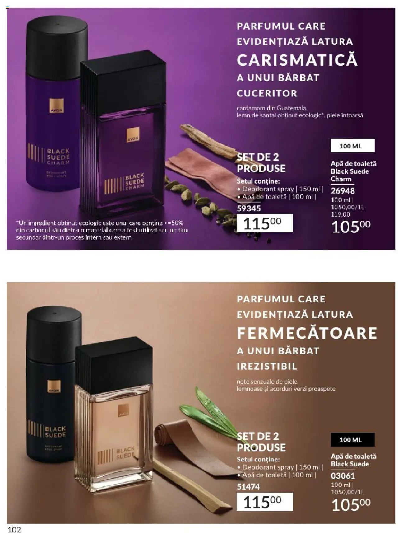 Catalog Avon 1 - 31 Mai 2025 | Pagina 102 | Produse: Toaletă, Apă de toaletă, Deodorant, Apă