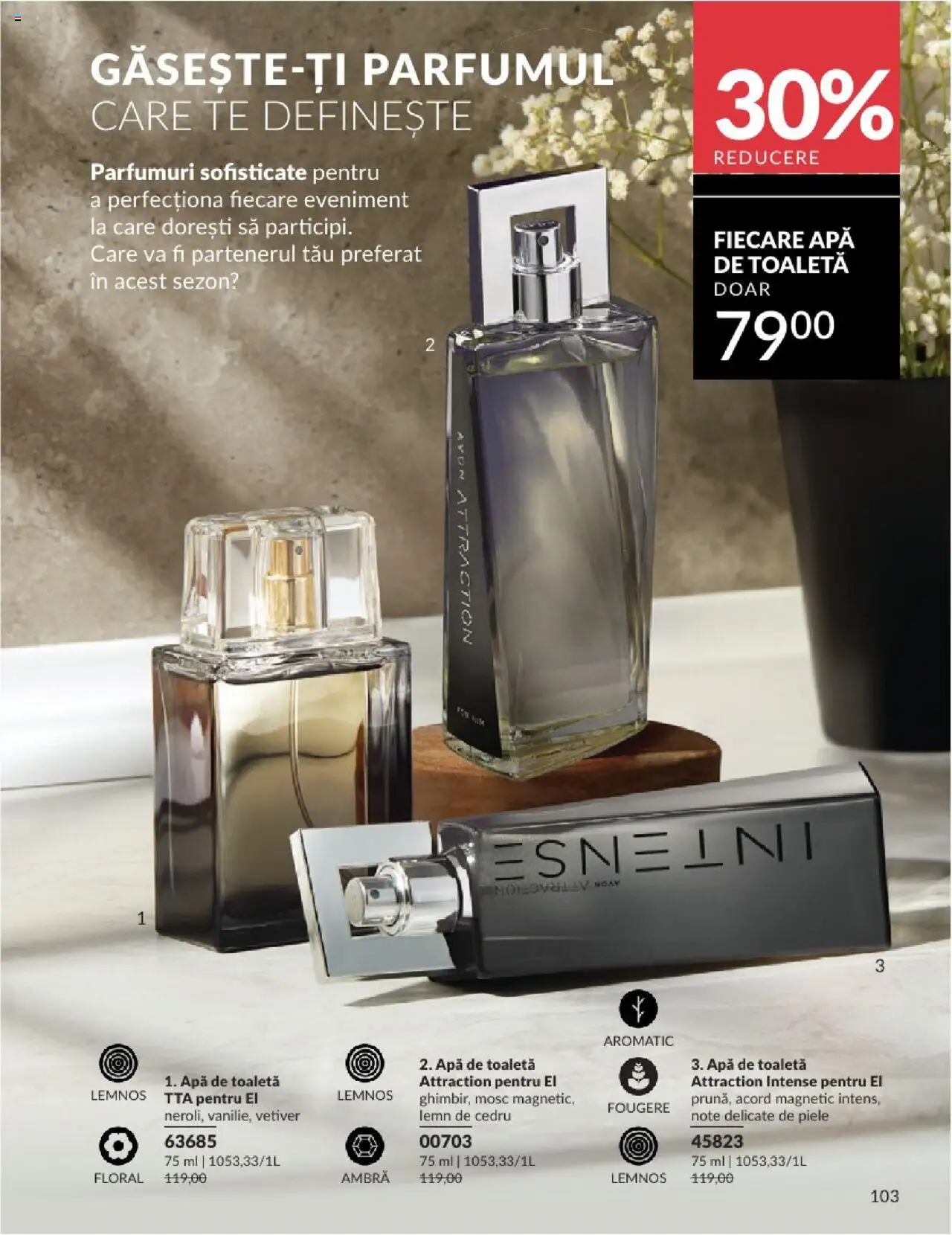 Catalog Avon 1 - 31 Mai 2025 | Pagina 103 | Produse: Toaletă, Apă de toaletă, Apă