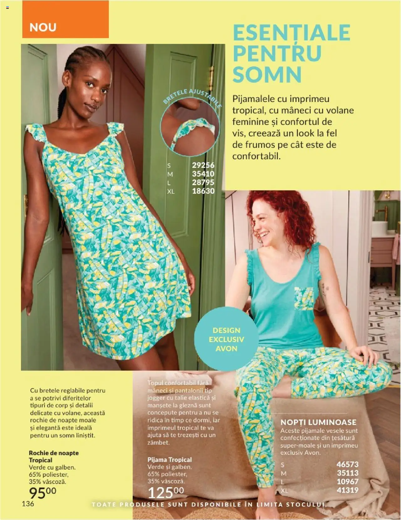 Catalog Avon 1 - 31 Mai 2025 | Pagina 136 | Produse: Rochie, Pijamale