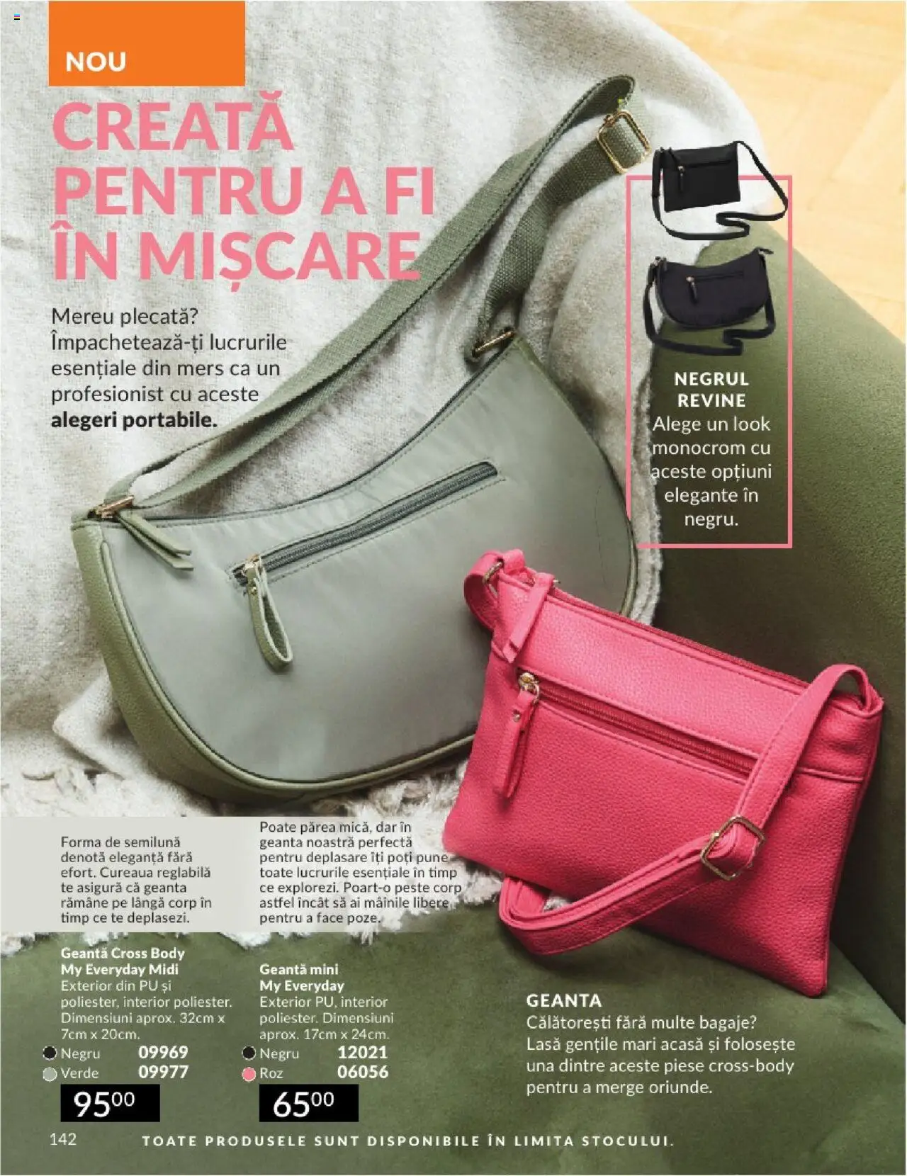 Catalog Avon 1 - 31 Mai 2025 | Pagina 142 | Produse: Geantă, Body, Pește