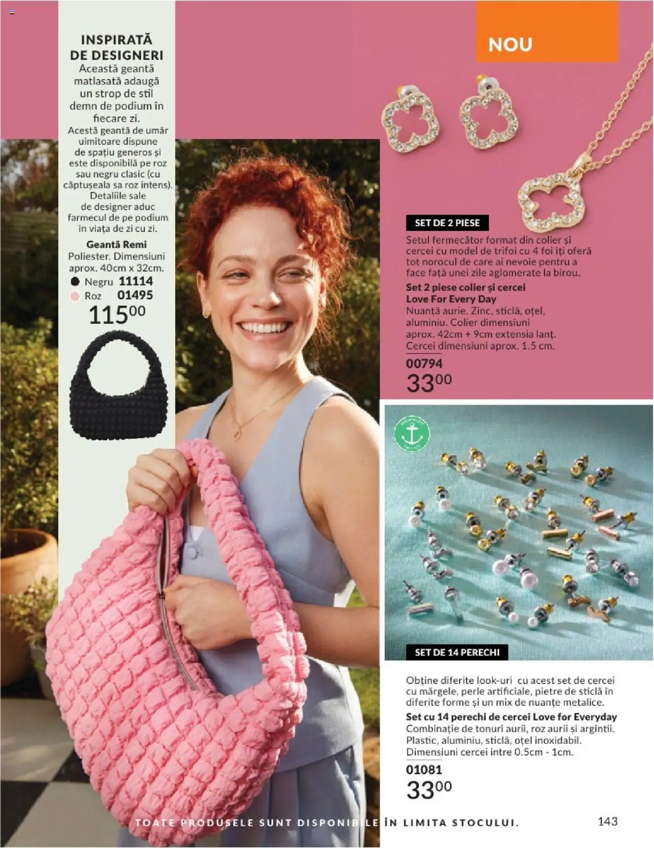 Catalog Avon 1 - 31 Mai 2025 | Pagina 143 | Produse: Geantă, Cercei, Colier, Akrilik boya
