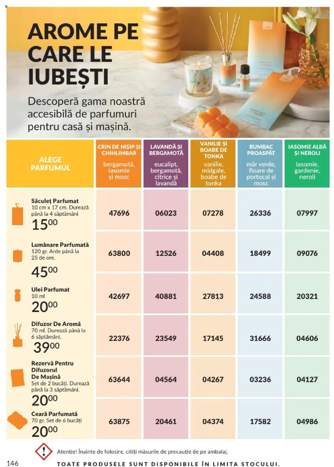 Catalog Avon 1 - 31 Mai 2025 | Pagina 146 | Produse: Difuzor, Lumânare, Ulei parfumat, Ulei