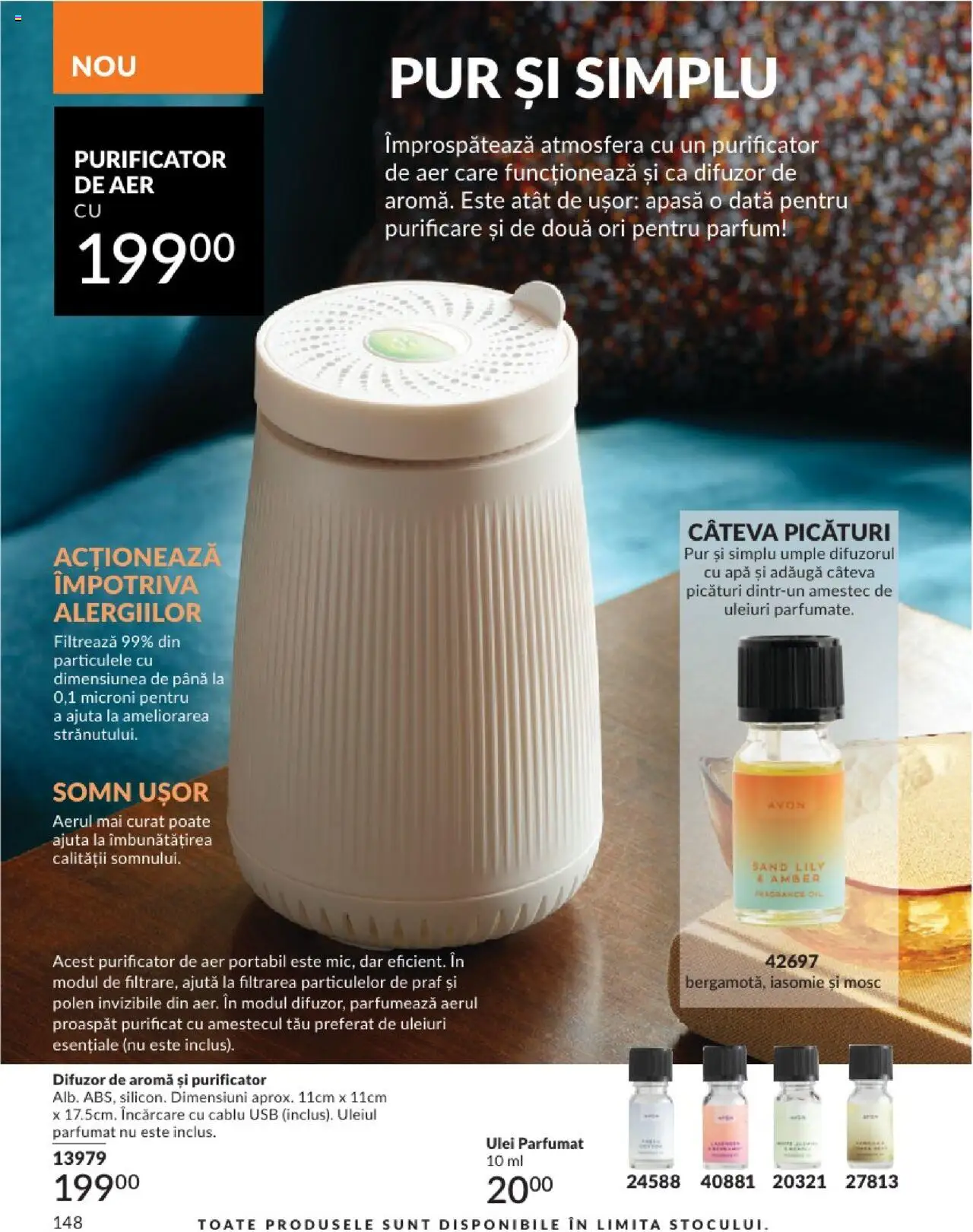 Catalog Avon 1 - 31 Mai 2025 | Pagina 148 | Produse: Usb, Parfum, Ulei parfumat, Apă