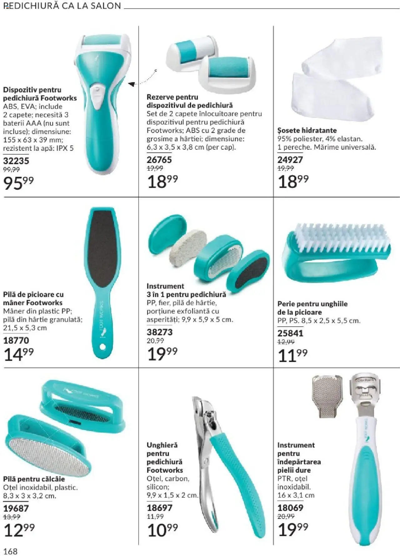 Catalog Avon 1 - 31 Mai 2025 | Pagina 168 | Produse: Baterii, Perie, Șosete, Apă